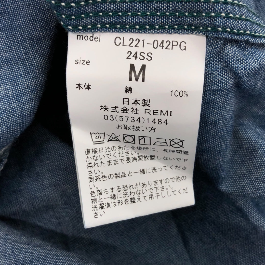 PILGRIM/LS Shirt/M/Cotton/IDG/ view 4