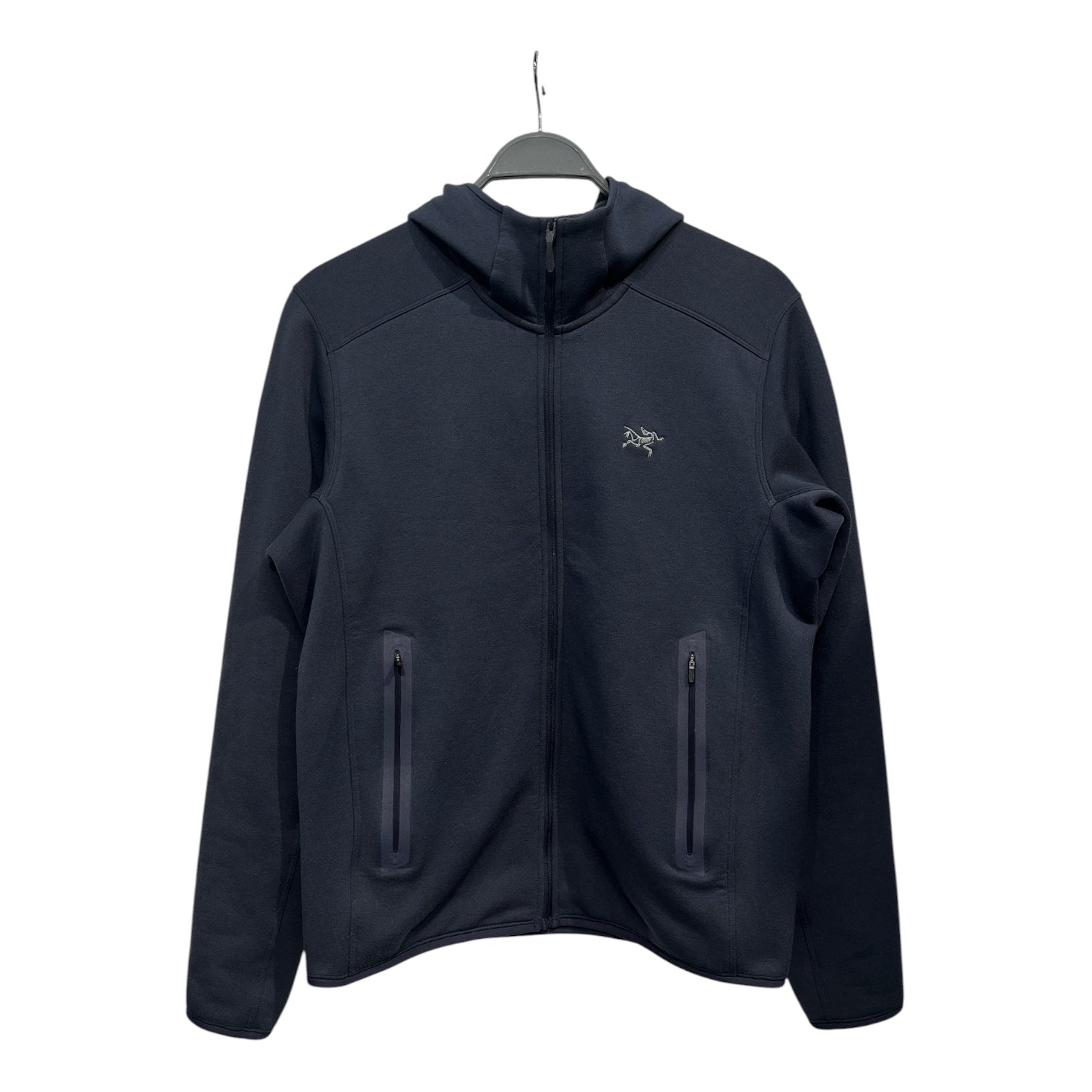 ARC'TERYX/Zip Up Hoodie/S/Cotton/NVY/fleece view 1
