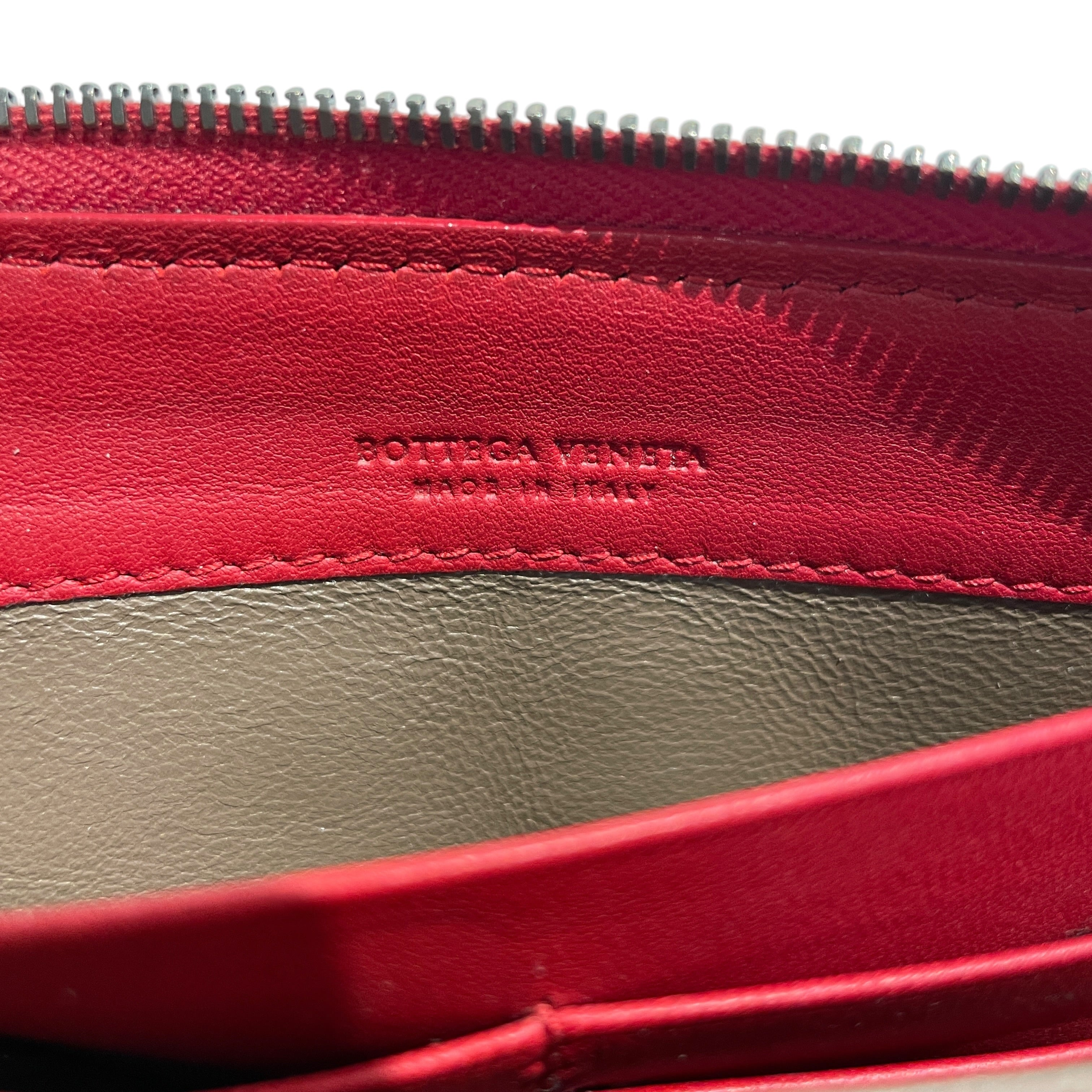 BOTTEGA VENETA/Long Wallet/Leather/RED/L's/ view 5