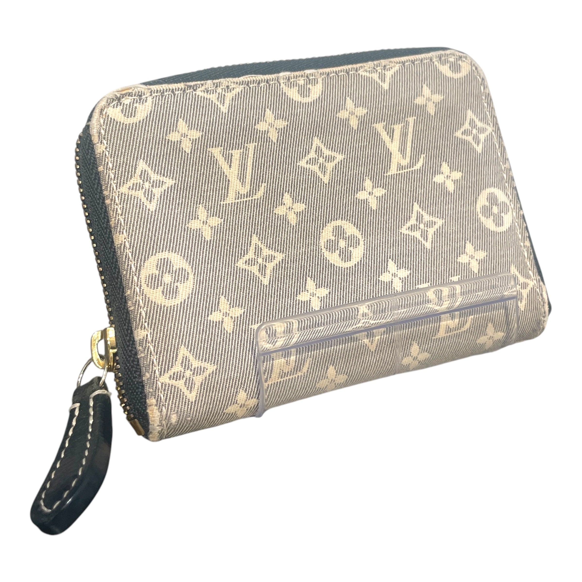 LOUIS VUITTON/Coin Wallet/Monogram/Cotton/NVY/Idylle Zippy view 1