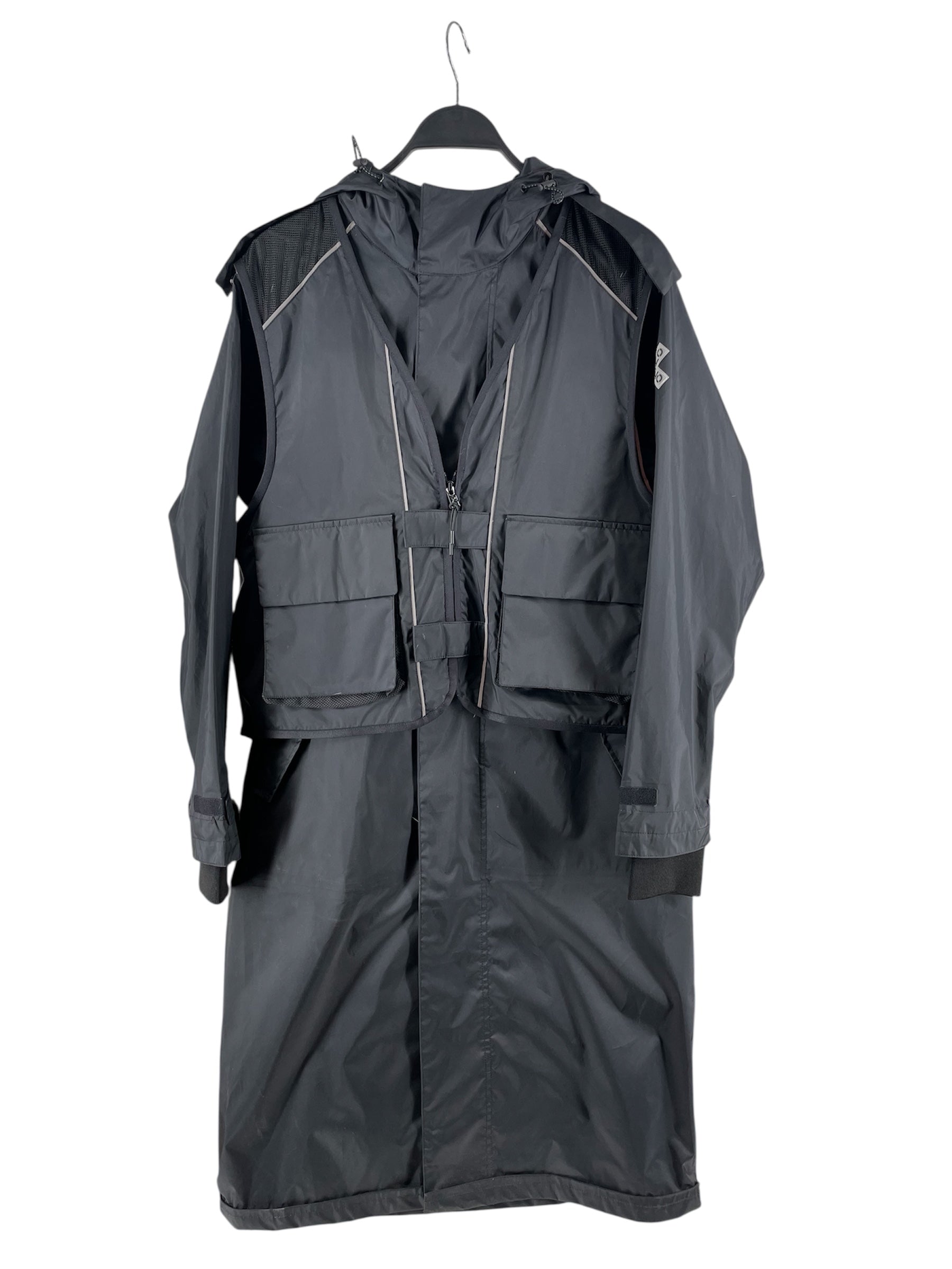 KENZO/Jacket/S/Nylon/BLK/LAYERED VEST PARKA view 1