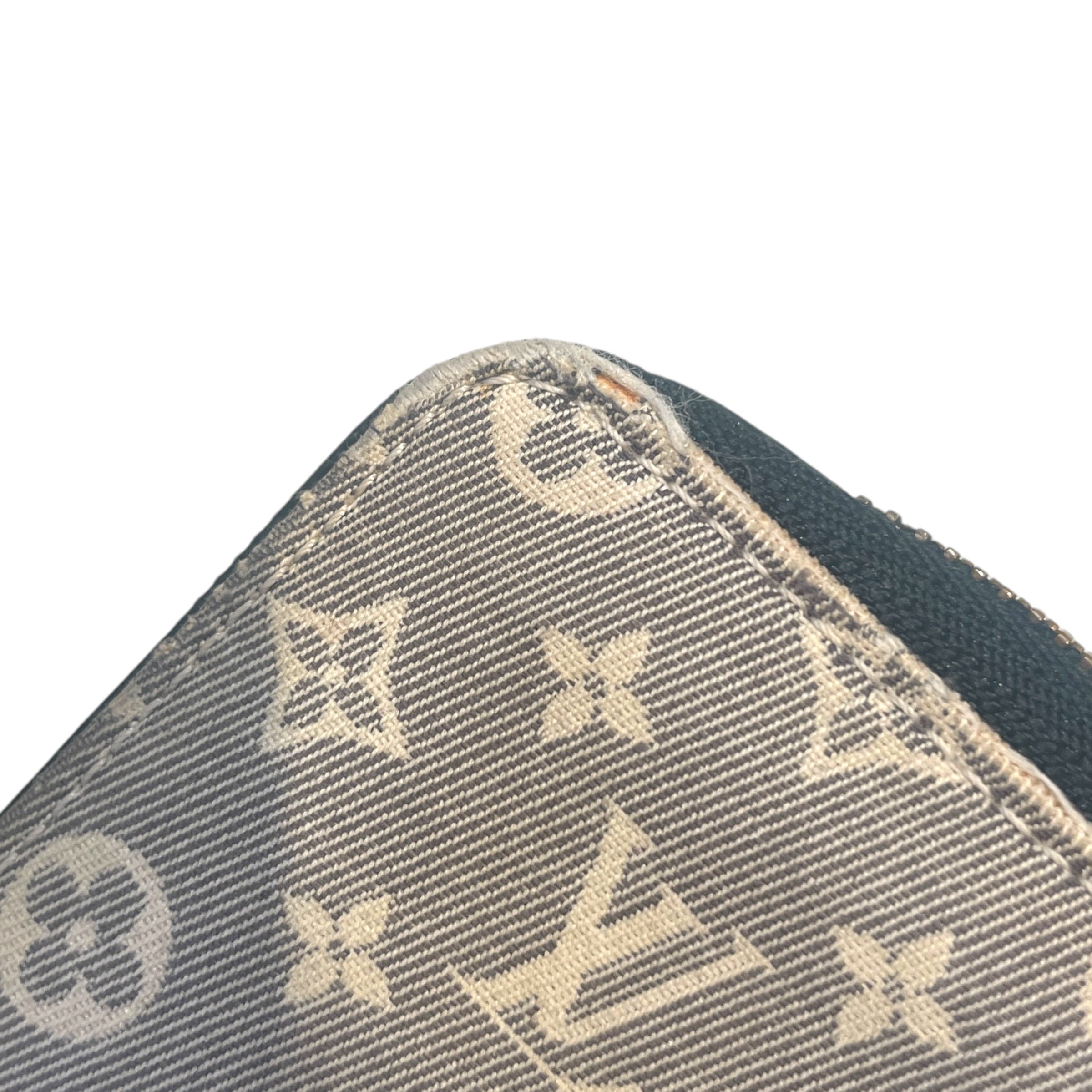 LOUIS VUITTON/Coin Wallet/Monogram/Cotton/NVY/Idylle Zippy view 3