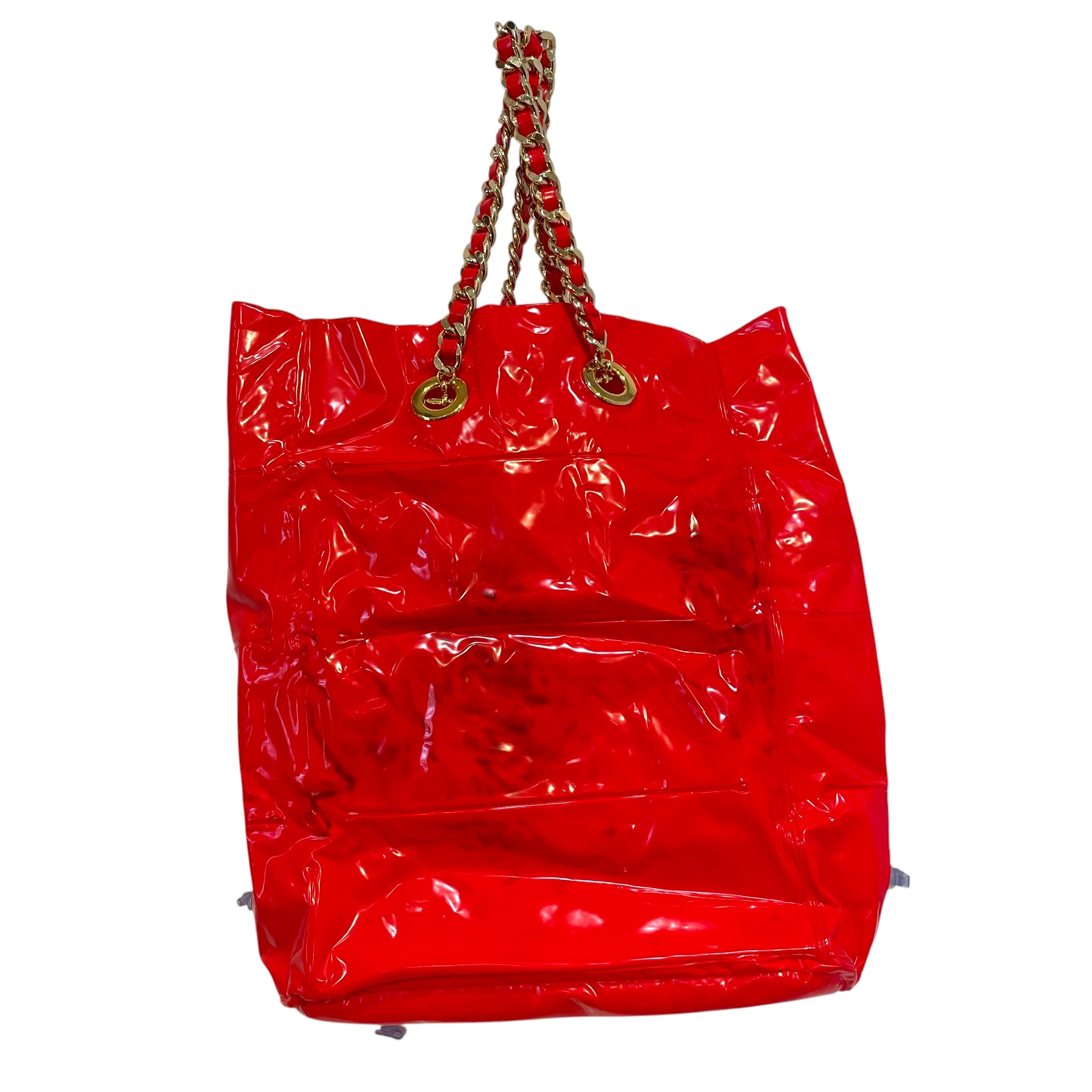 MOSCHINO/Tote Bag/RED/Inflatable Lettering view 2
