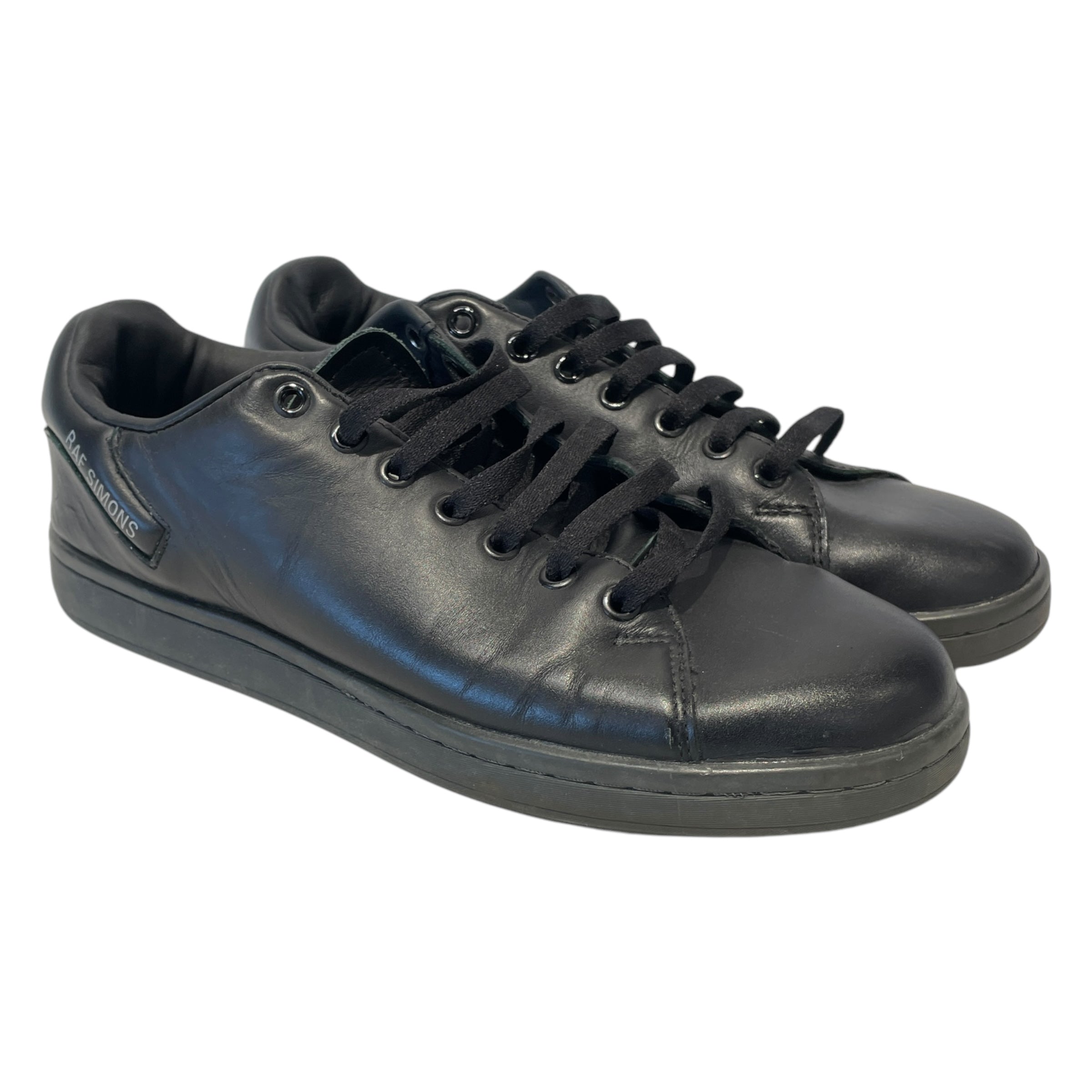 RAF SIMONS/Low-Sneakers/41/Black/Leather/HR760003L/HR760003L view 1