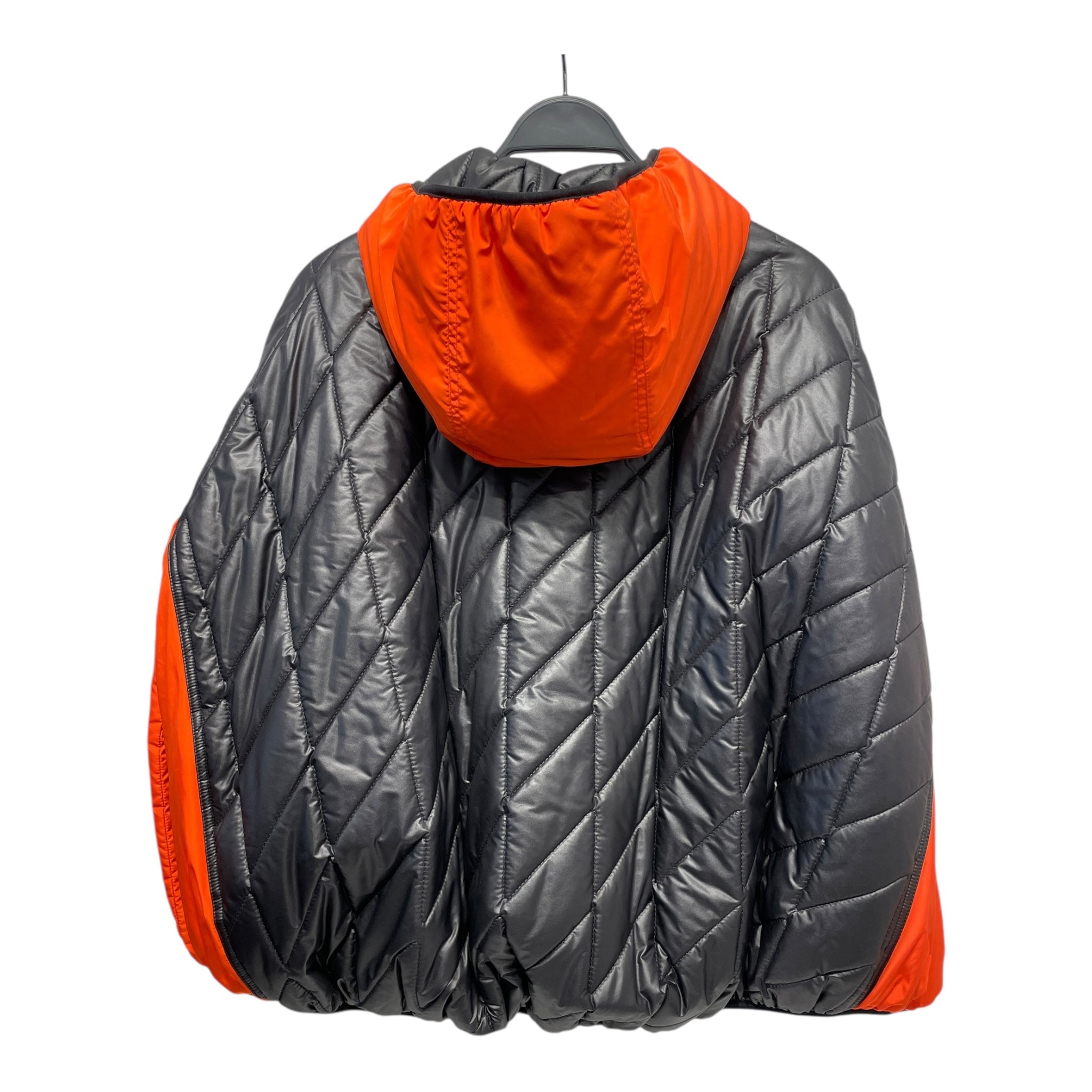 MALLONI/Puffer Jkt/XS/Polyester/ORN/S19150002-002/BLACK BACK view 2