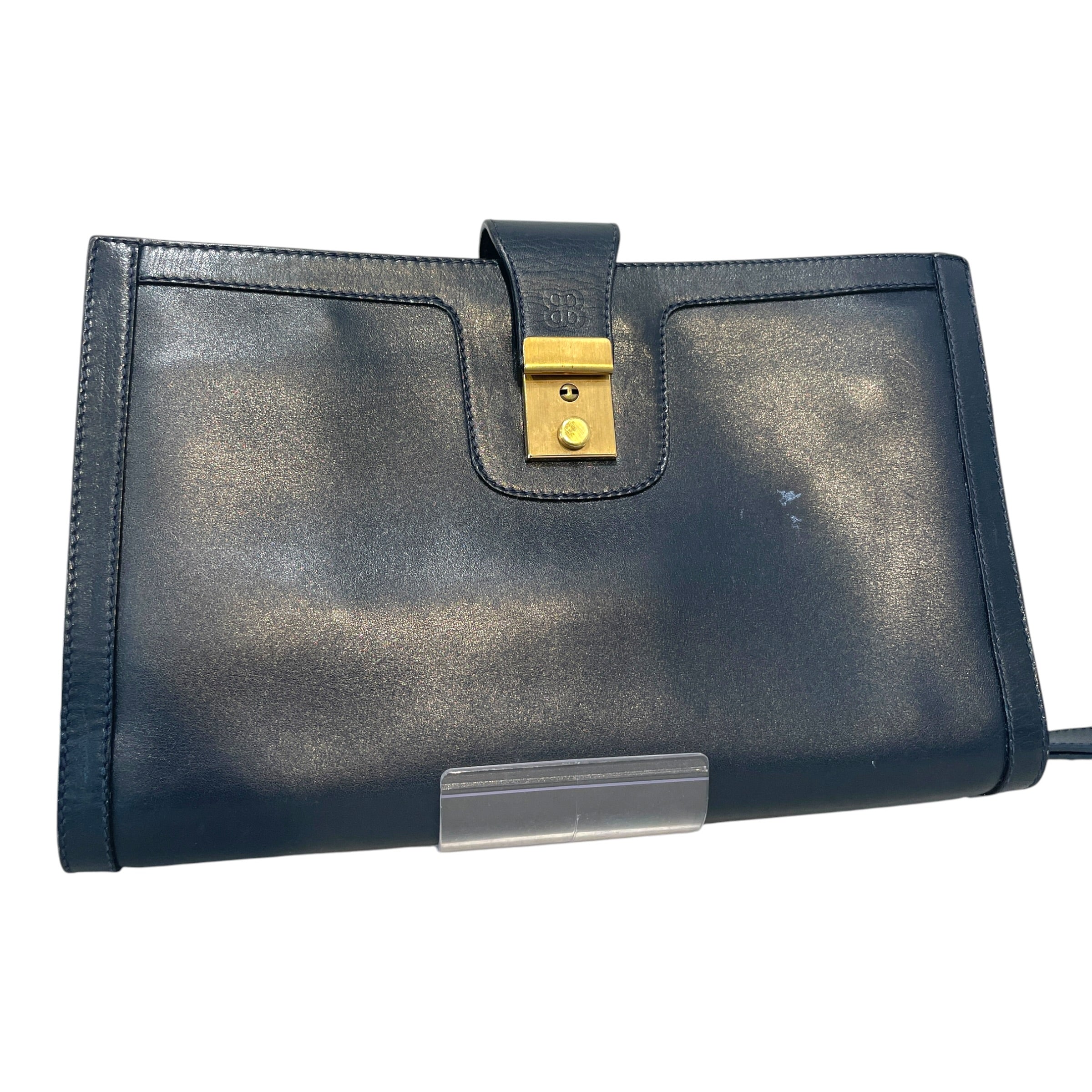BALENCIAGA/Clutch Bag/Leather/NVY/Organizer Clutch view 1