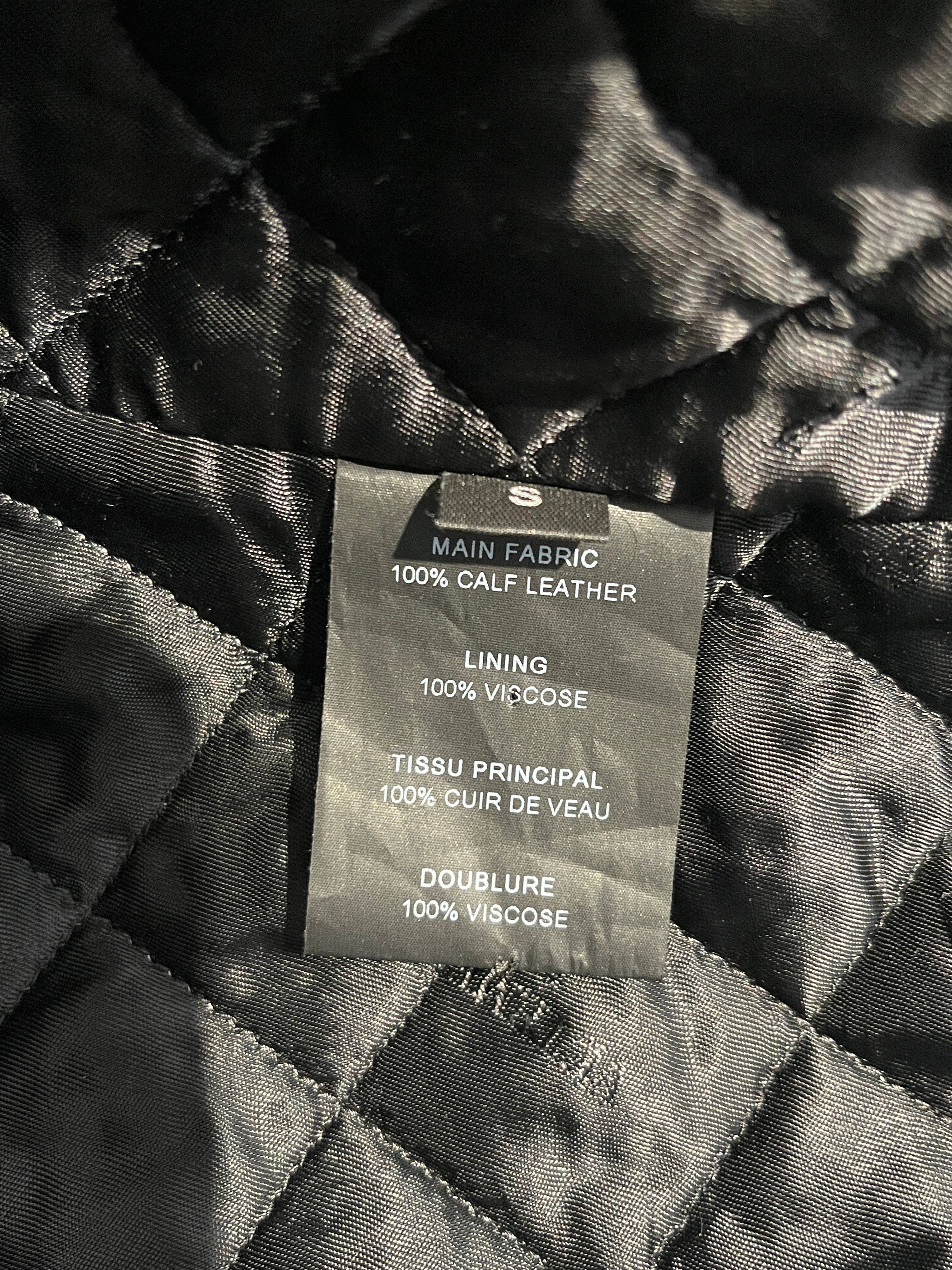 VETEMENTS/Leather Jkt/S/Leather/GRN/POLIZEI view 4