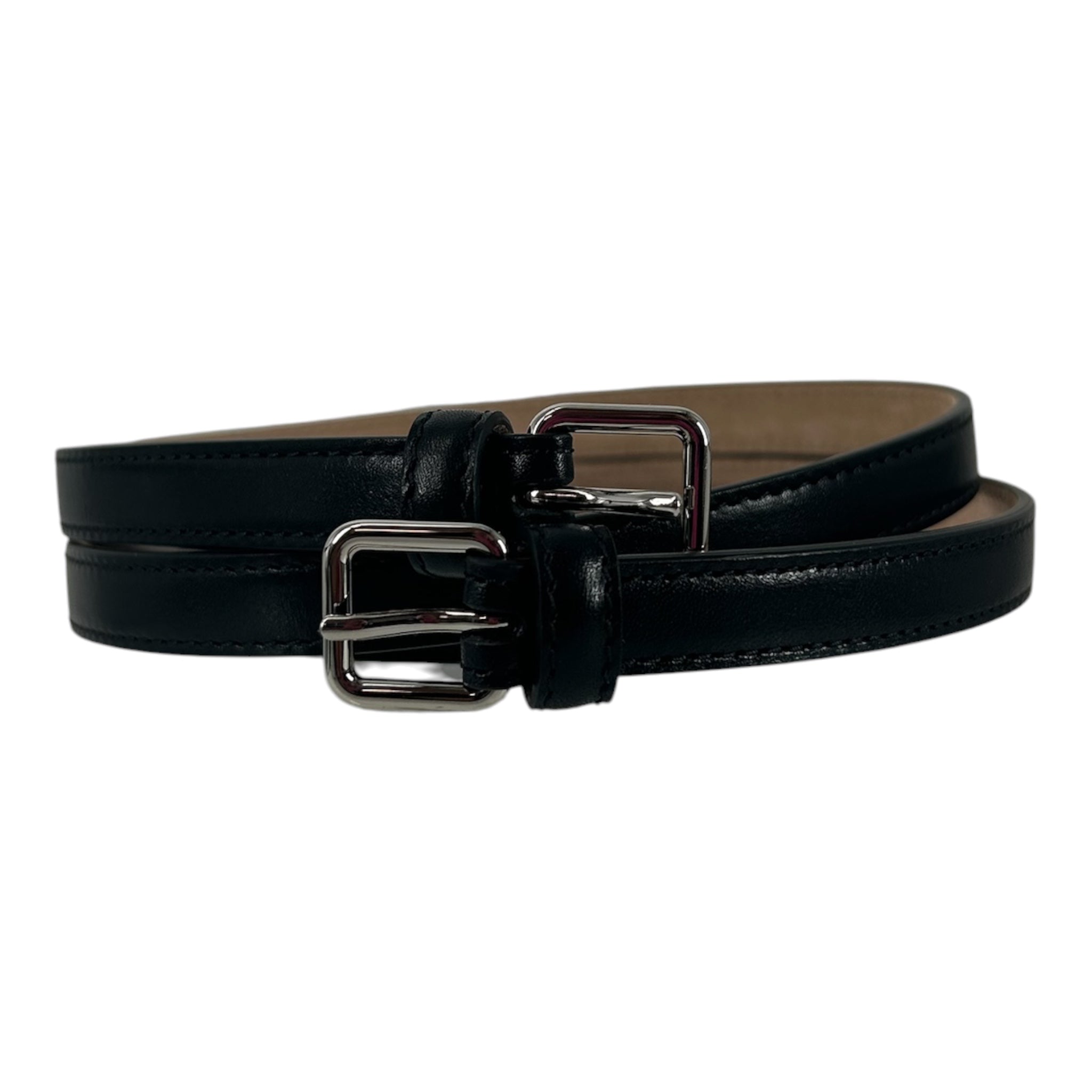 Alexander McQueen/Belt/Leather/BLK/L's/DOUBLE WRAP view 1