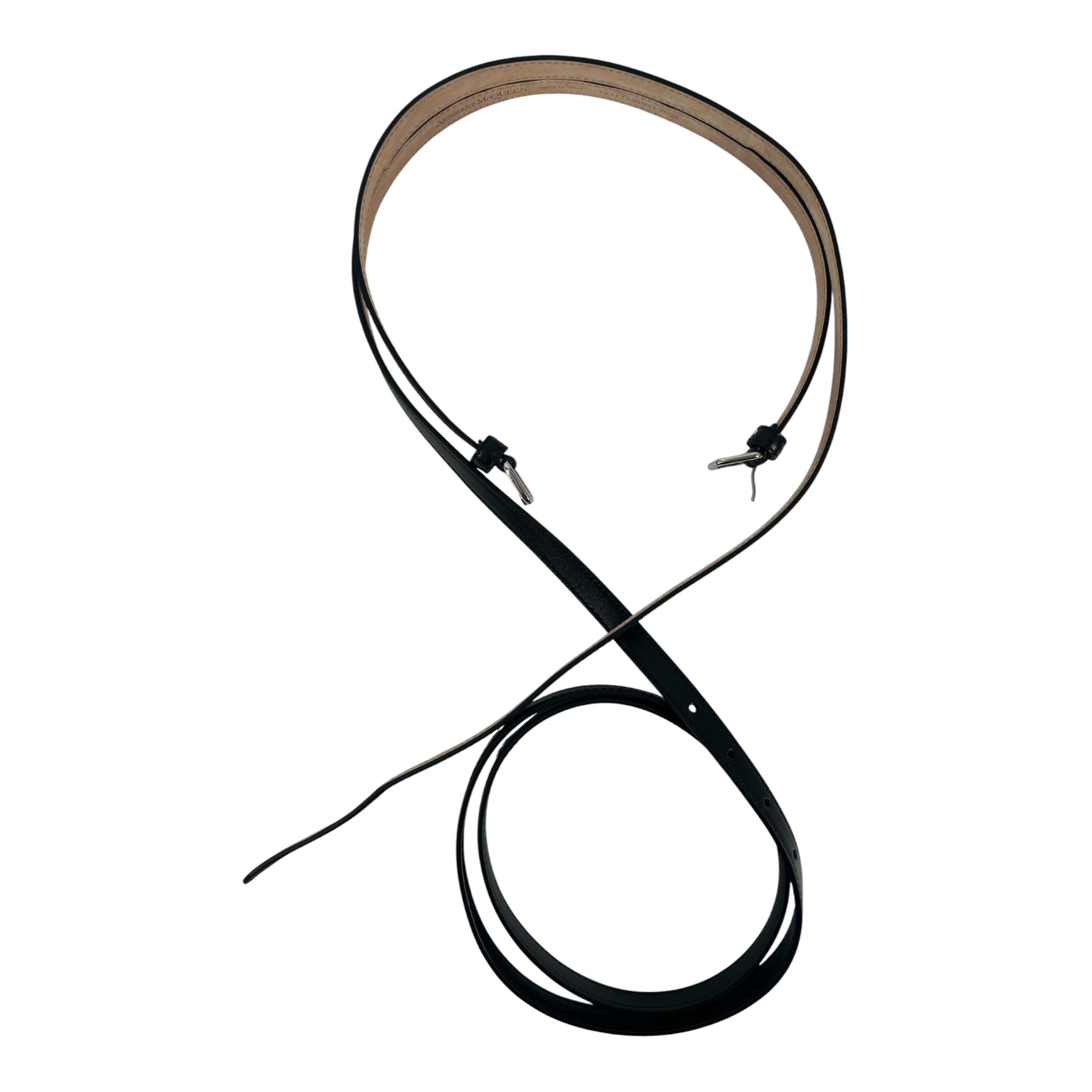 Alexander McQueen/Belt/Leather/BLK/L's/DOUBLE WRAP view 2