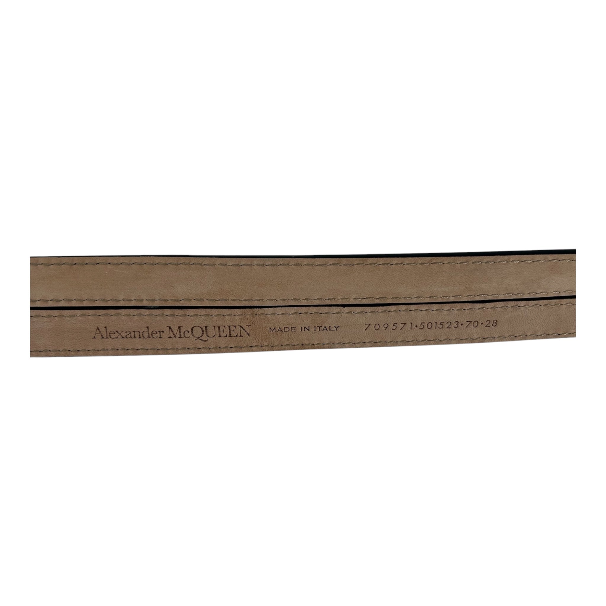 Alexander McQueen/Belt/Leather/BLK/L's/DOUBLE WRAP view 3
