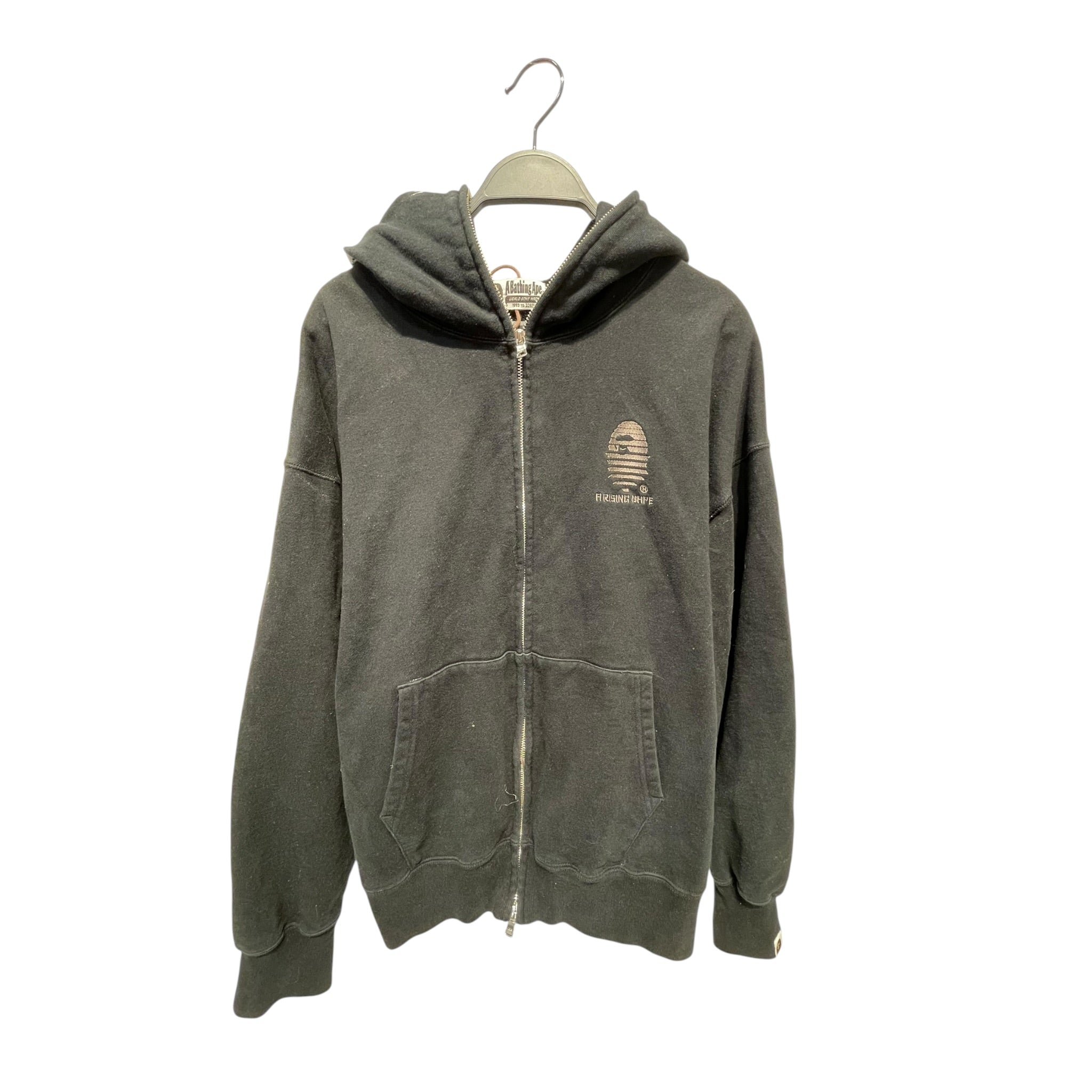 A BATHING APE/Zip Up Hoodie/L/Cotton/BLK/Dragon & Tiger Embroidery view 1
