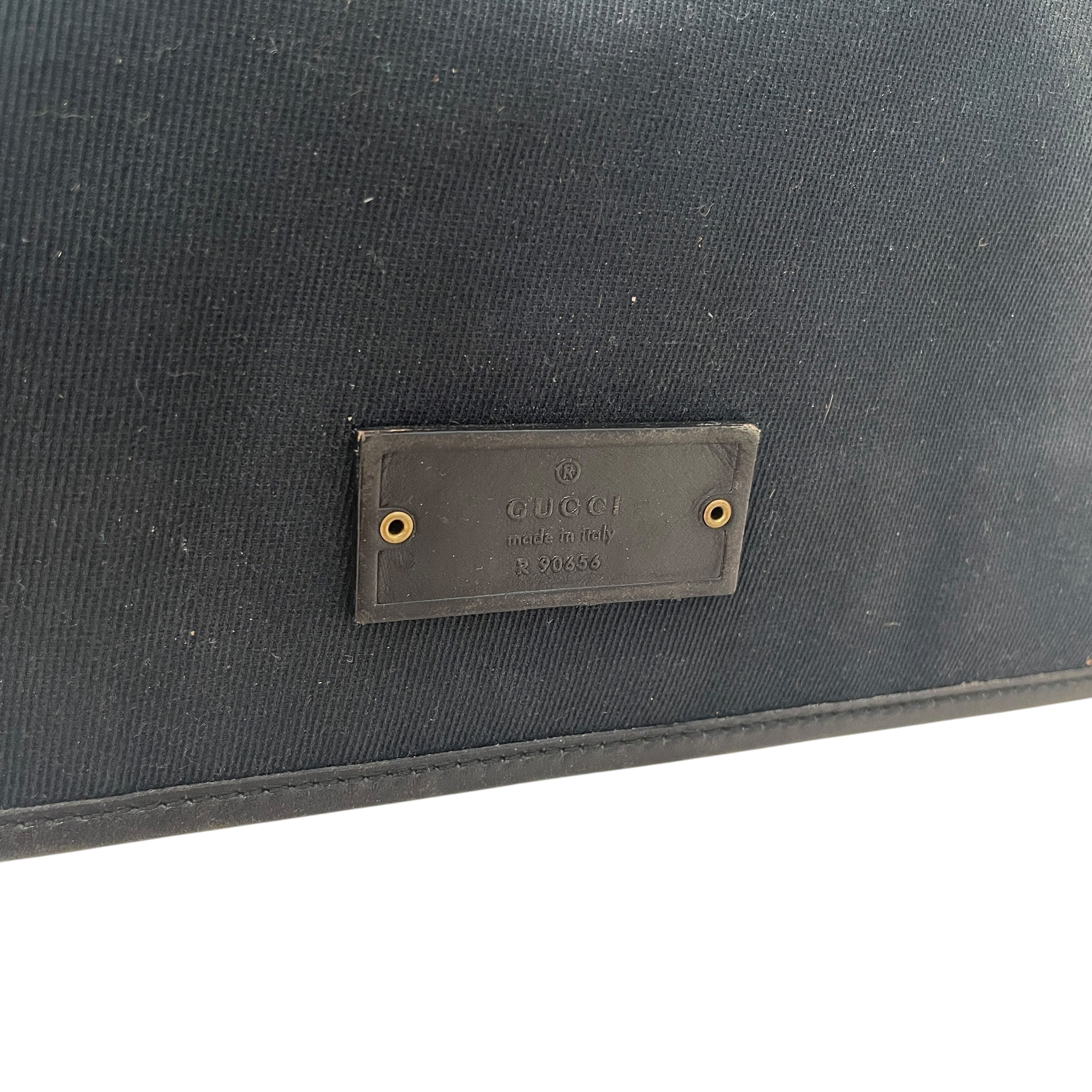 GUCCI/Tote Bag/Cotton/BLK/Canvas Shoulder Tote view 3