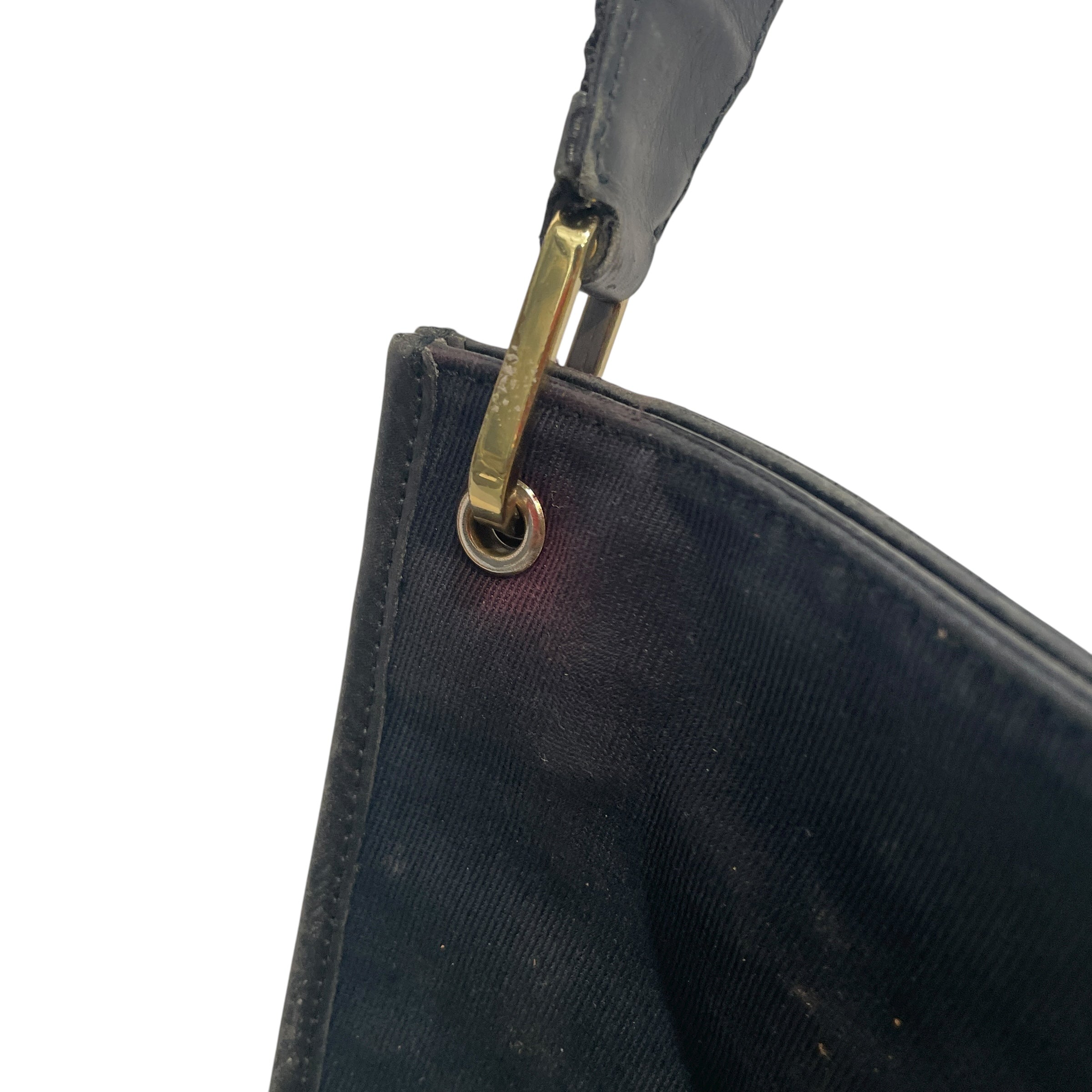 GUCCI/Tote Bag/Cotton/BLK/Canvas Shoulder Tote view 6