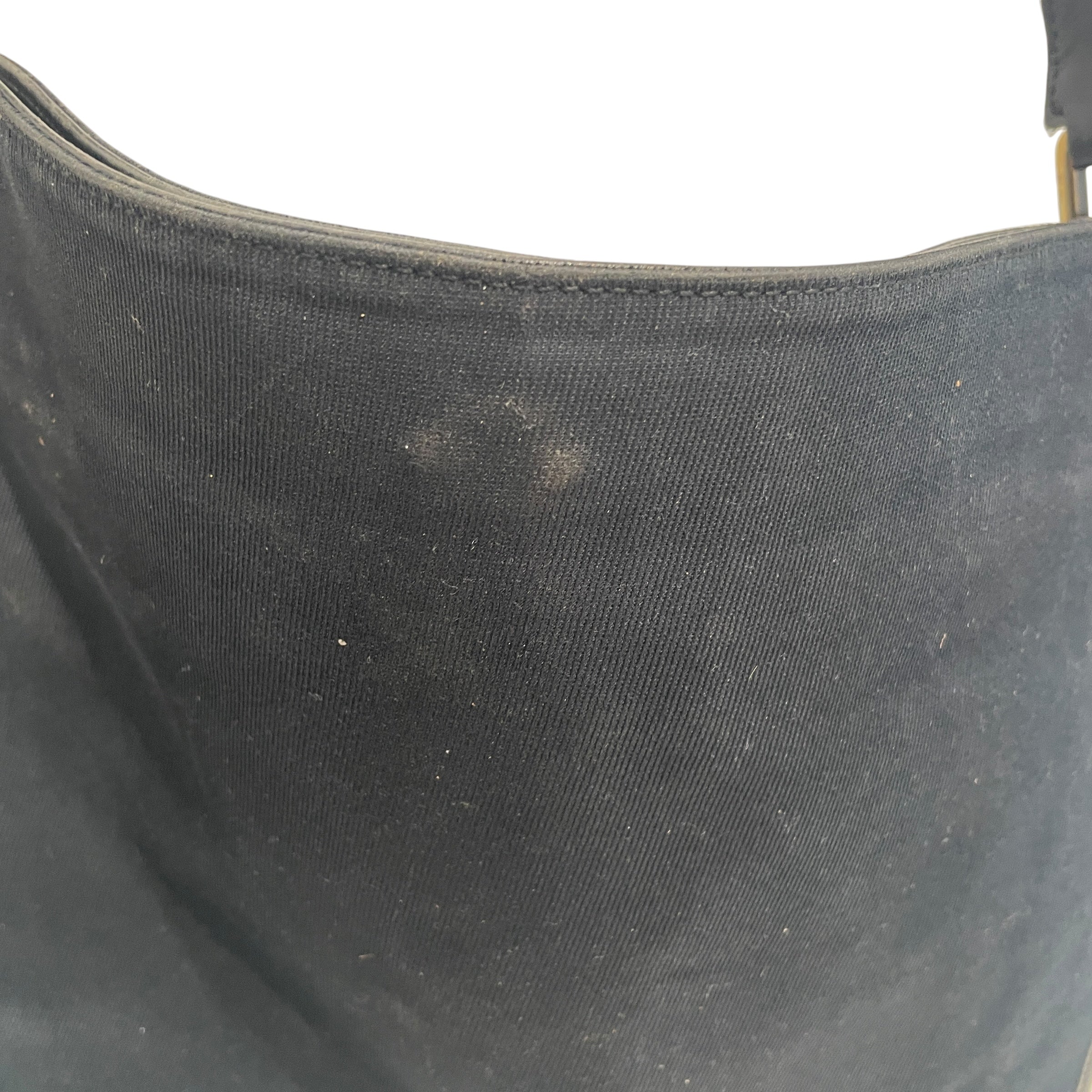 GUCCI/Tote Bag/Cotton/BLK/Canvas Shoulder Tote view 7