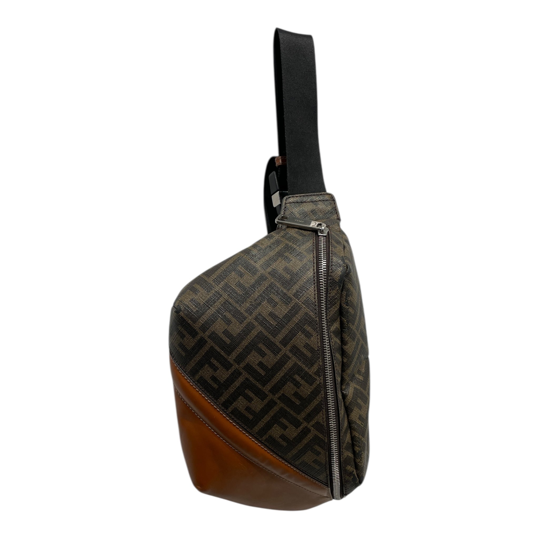 FENDI/Pouch/Monogram/Leather/BRW/zucca FF belt bag view 1