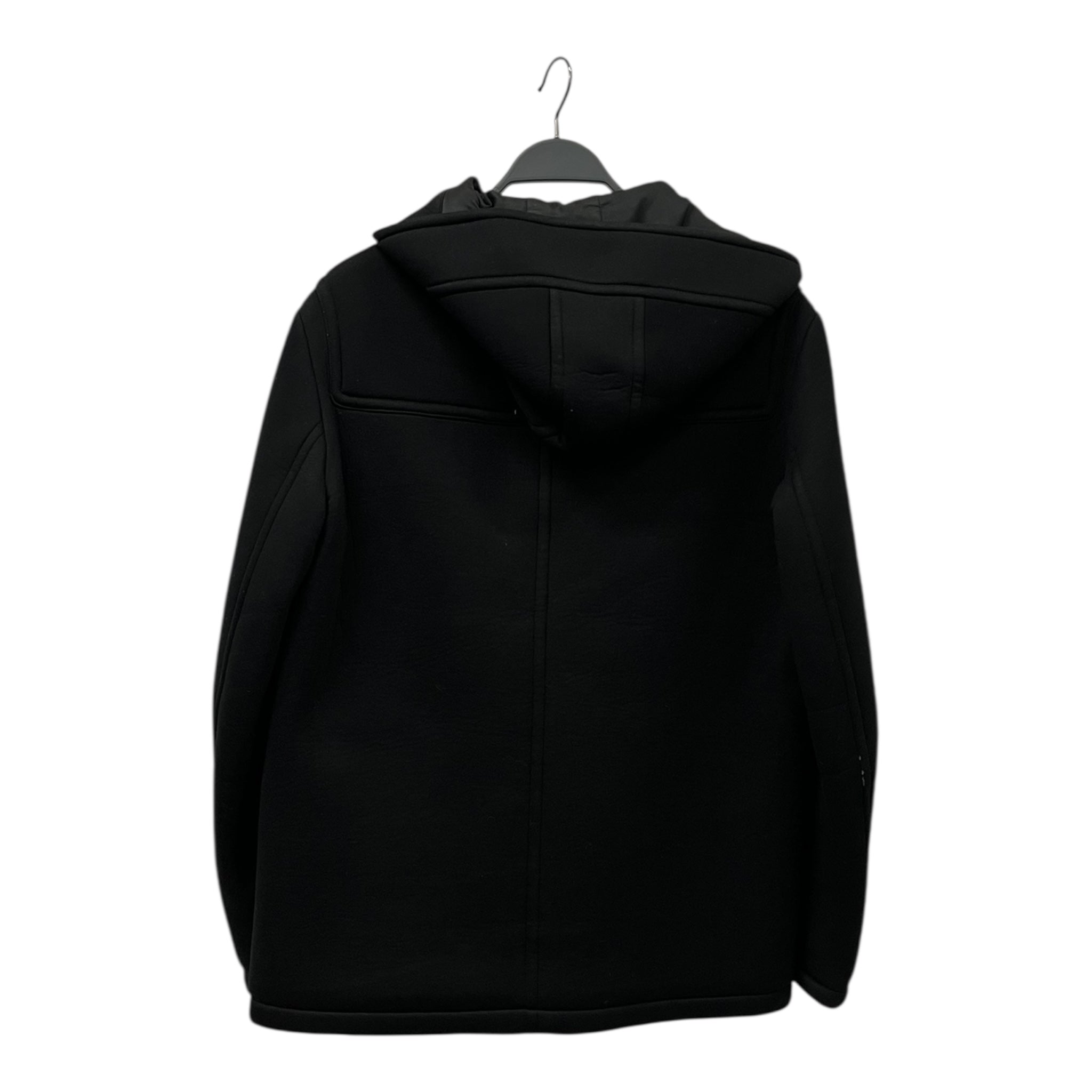 NEIL BARRETT/Coat/48/Cotton/BLK/HOODED LEATHER BELTED JACKET view 2