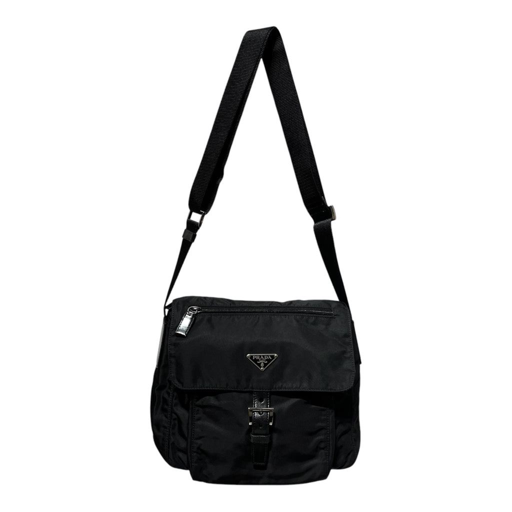PRADA/Cross Body Bag/Nylon/BLK/nylon shoulder – 2nd STREET USA