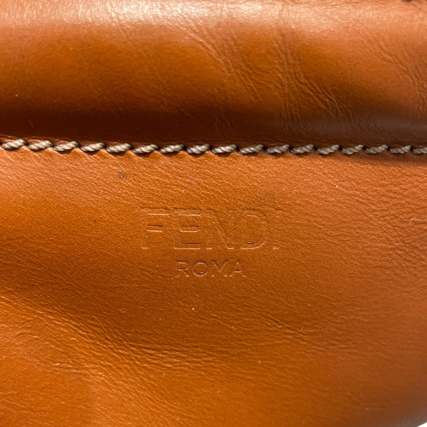 FENDI/Pouch/Monogram/Leather/BRW/zucca FF belt bag view 3