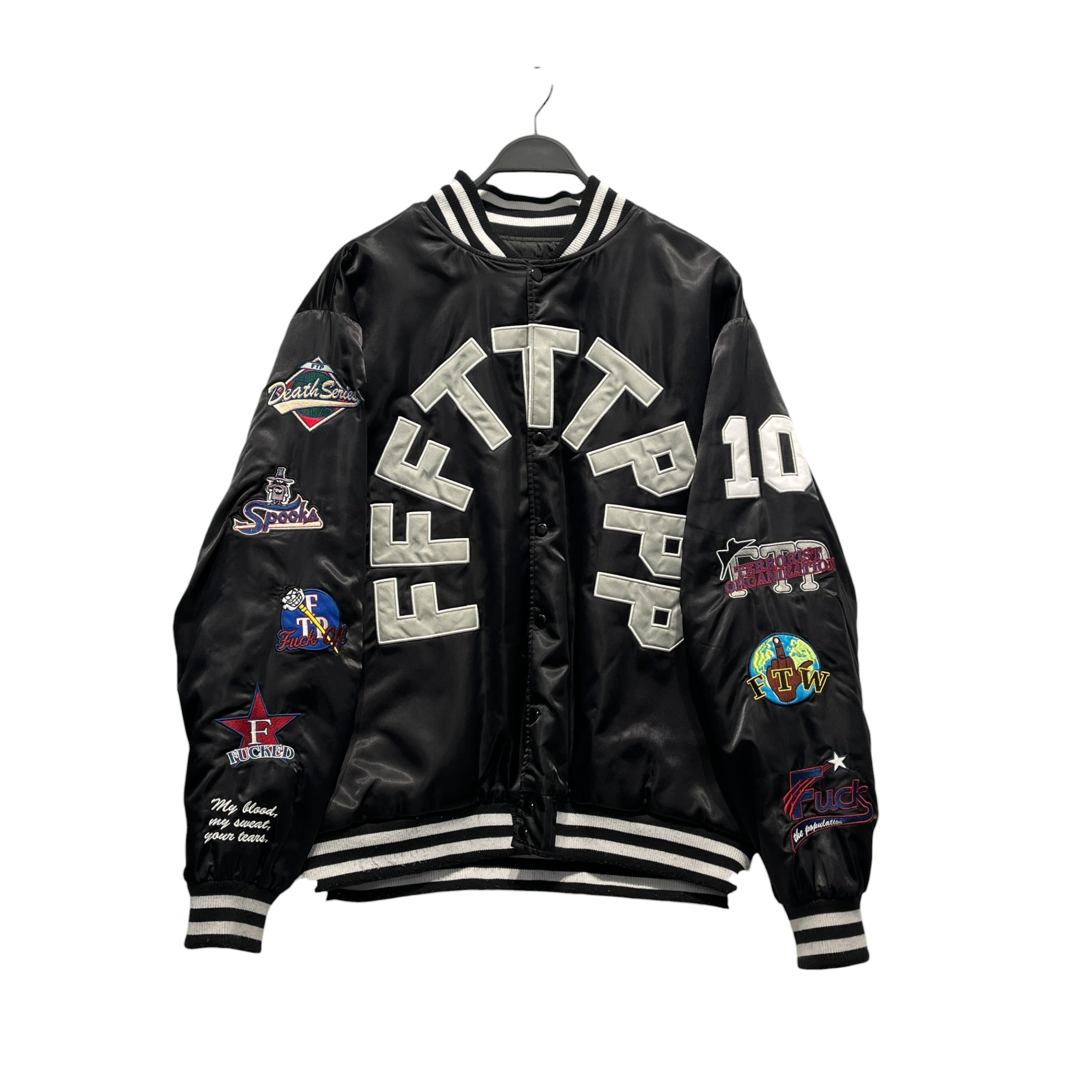 FTP/Jacket/XL/Cotton/BLK/VARSITY JACKET view 1
