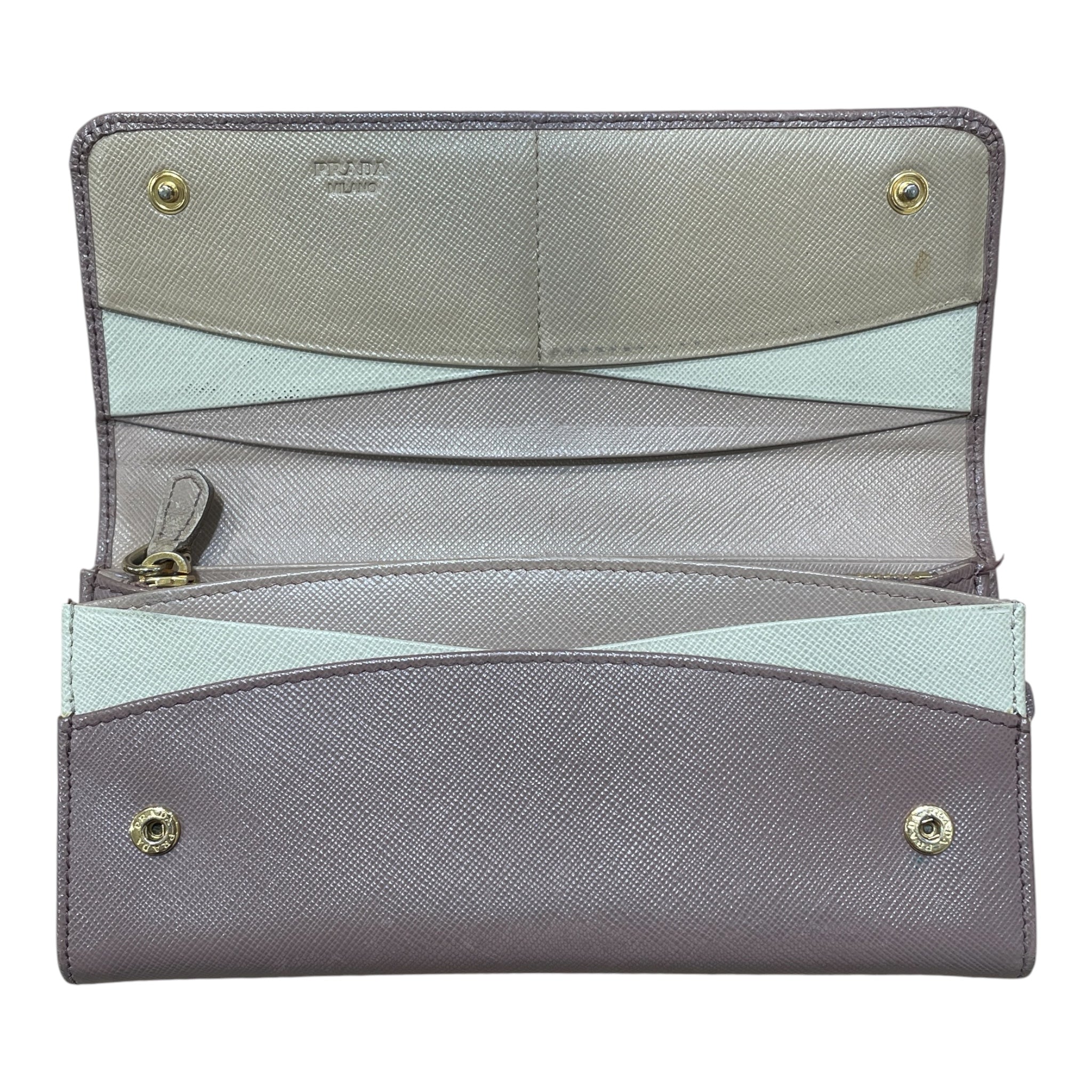 PRADA/Long Wallet/Pink/ view 3