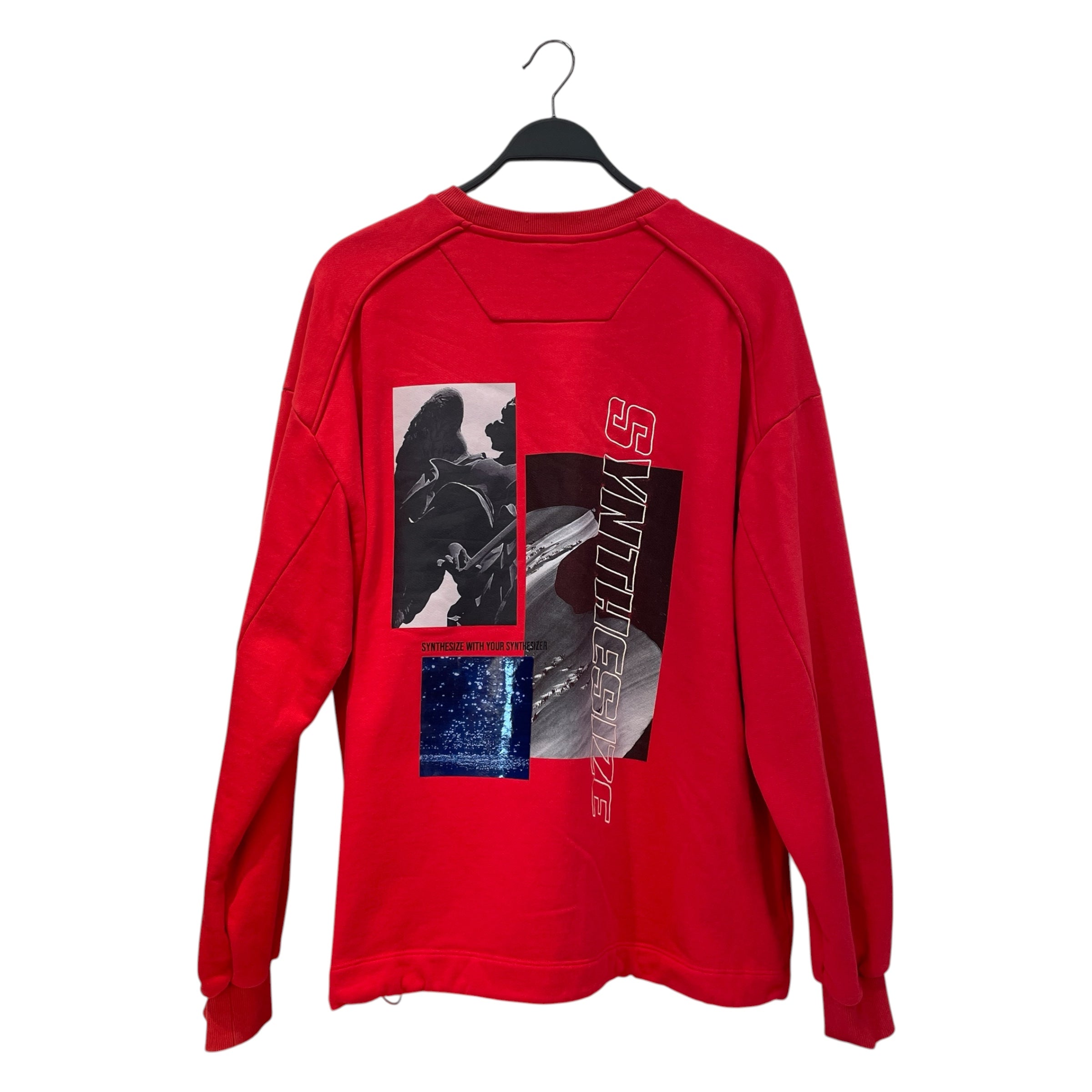 Juun.J/Sweatshirt/38/Cotton/RED/ view 2