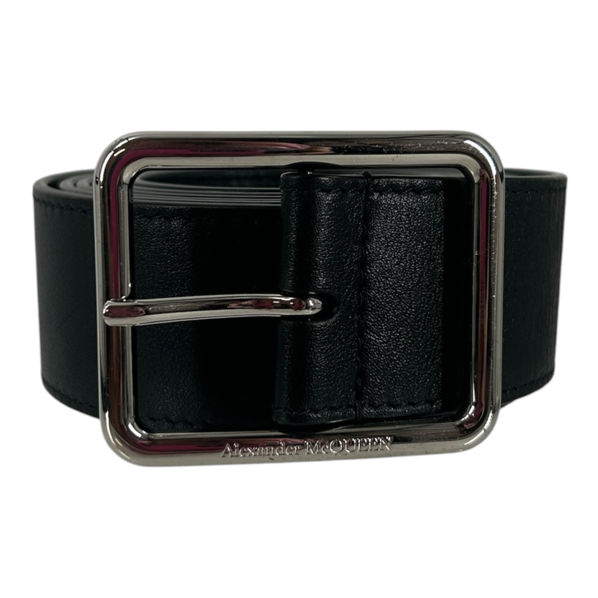 Alexander McQueen/Belt/Cotton/BLK/LVR HARDWARE 711830 view 1
