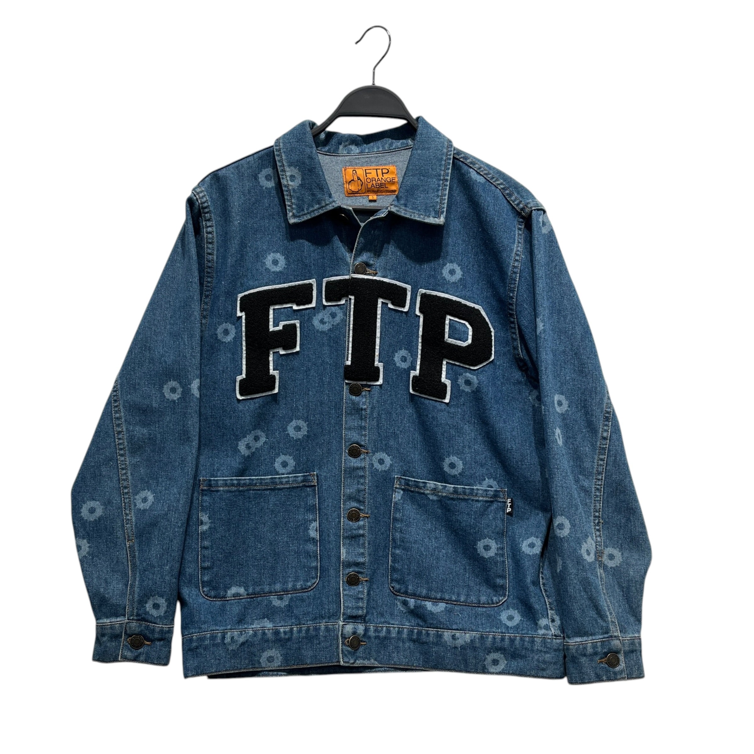 FTP/Denim Jkt/S/Denim/BLU/BULLET HOLES FUR FTP LOGO view 1