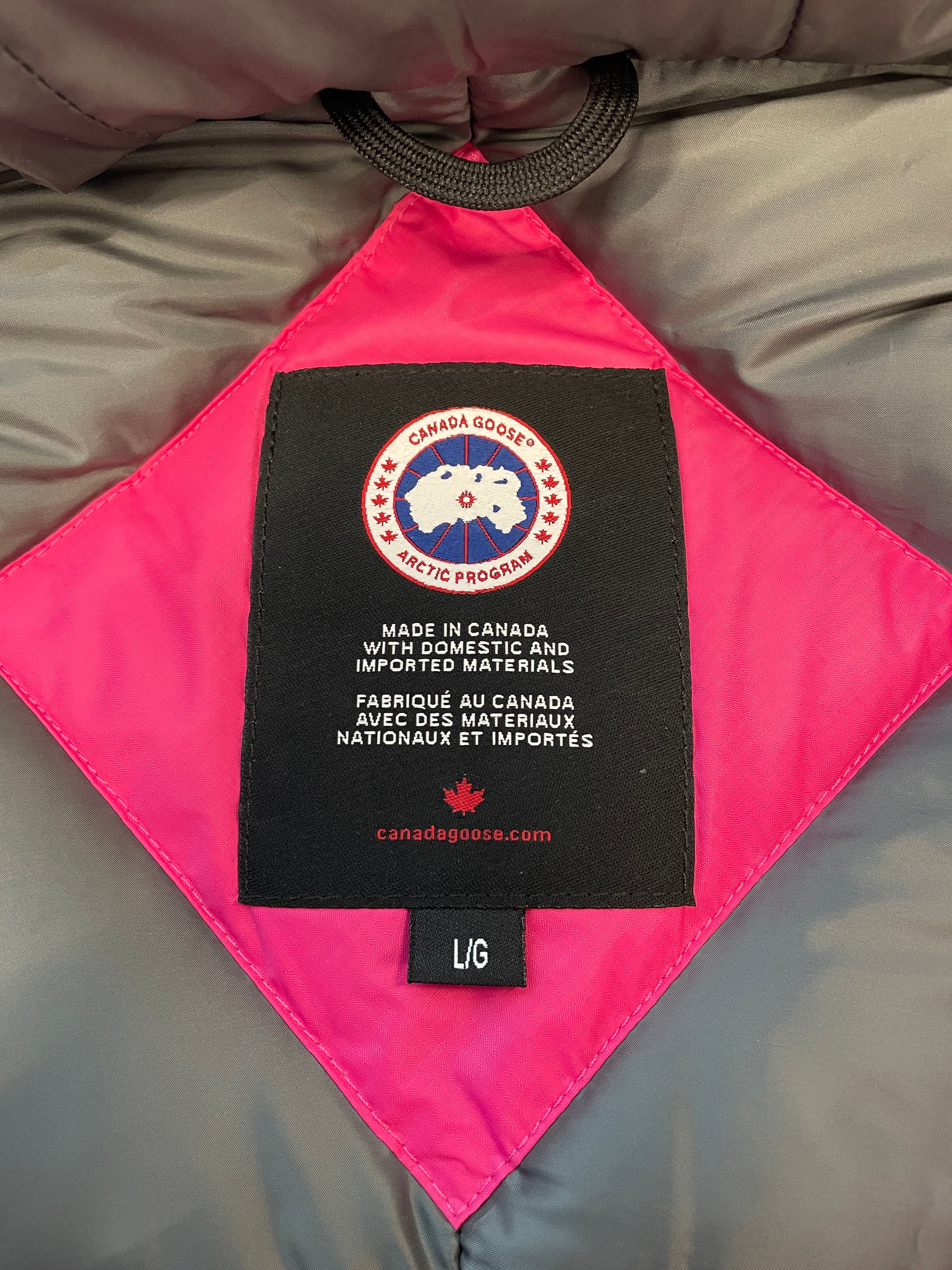 CANADA GOOSE/Coat/M/Nylon/PNK/2067M/PINK-ROSE view 3