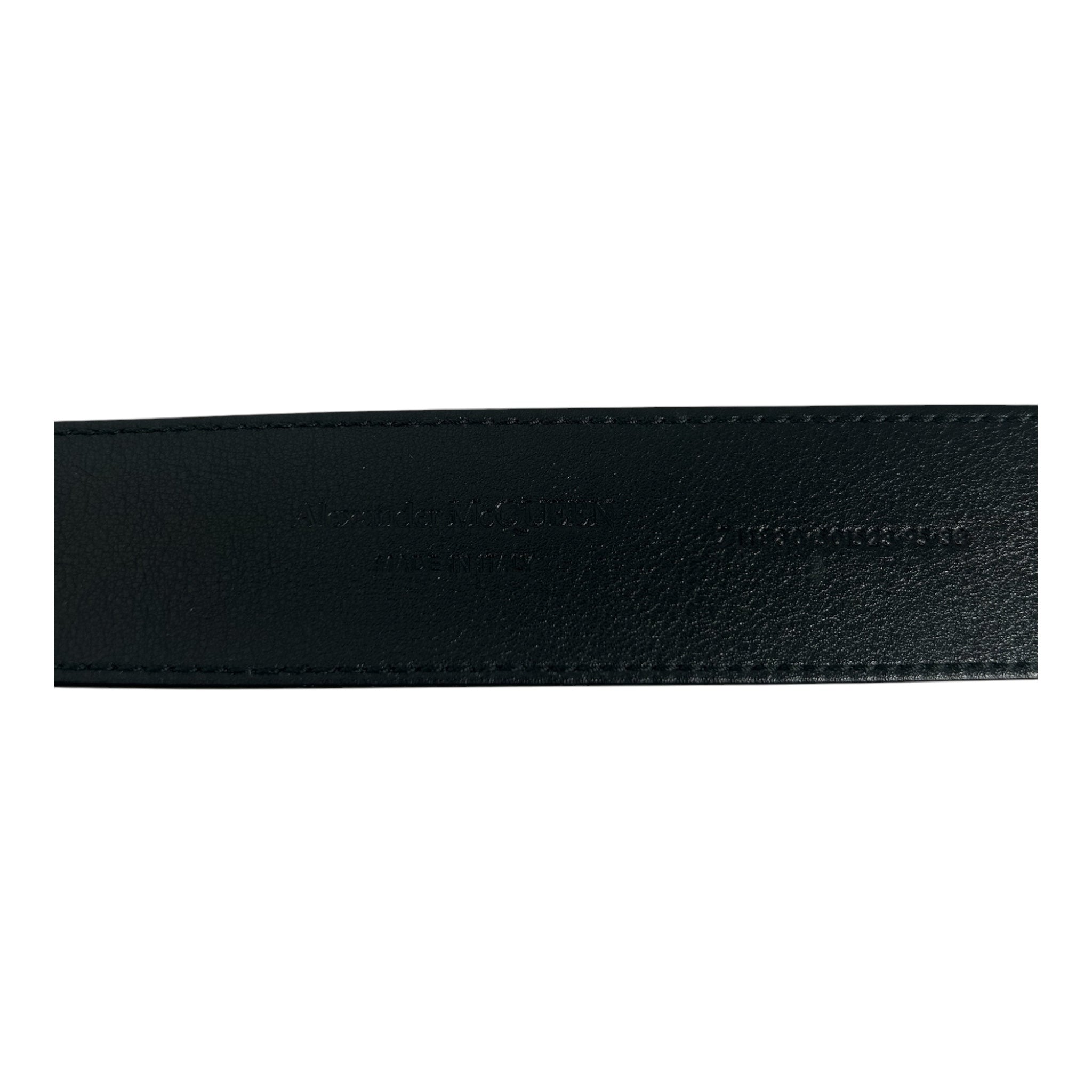 Alexander McQueen/Belt/Cotton/BLK/LVR HARDWARE 711830 view 3