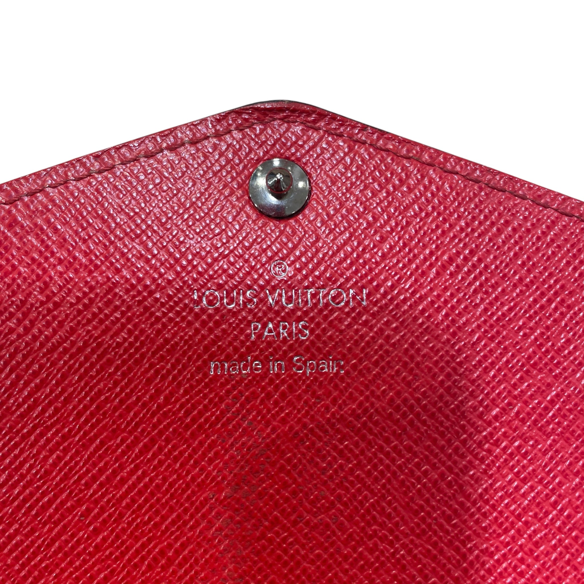 LOUIS VUITTON/Long Wallet/Red/Leather/PORTEFEUILLE SARA_EPI/M60723 view 3