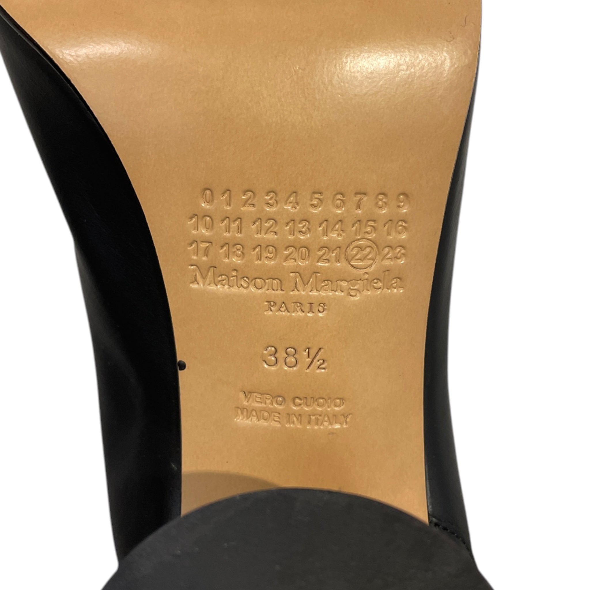 Maison Margiela/Ankle Boots/EU 38.5/Leather/BLK/TABI ANKLE BOOT view 3