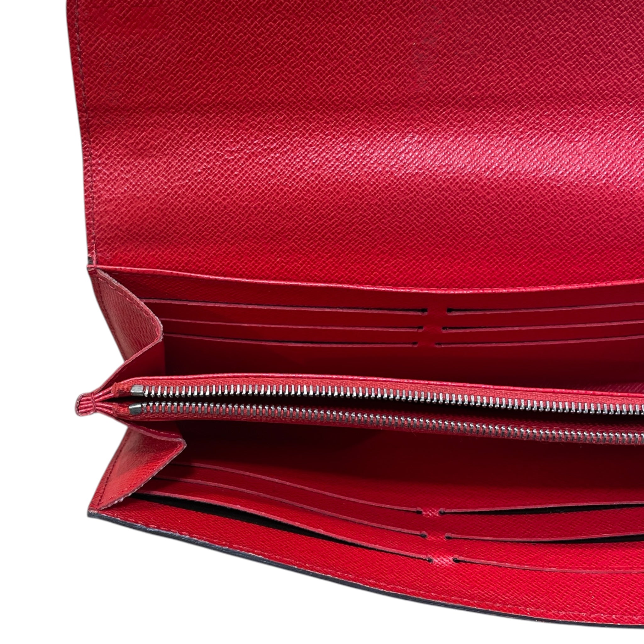 LOUIS VUITTON/Long Wallet/Red/Leather/PORTEFEUILLE SARA_EPI/M60723 view 4