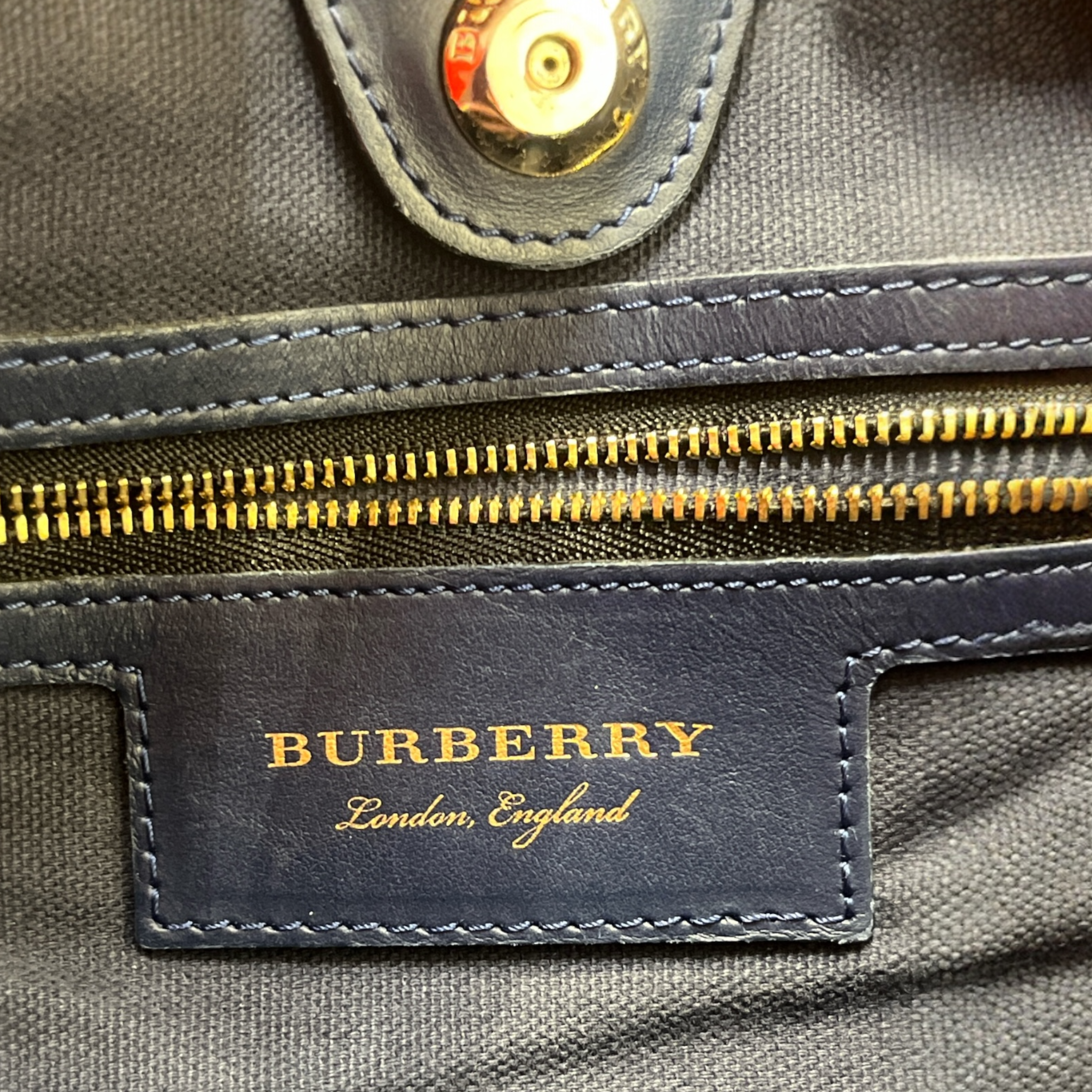 BURBERRY/Bag/Cotton/BEG/Canterbury handbag view 5