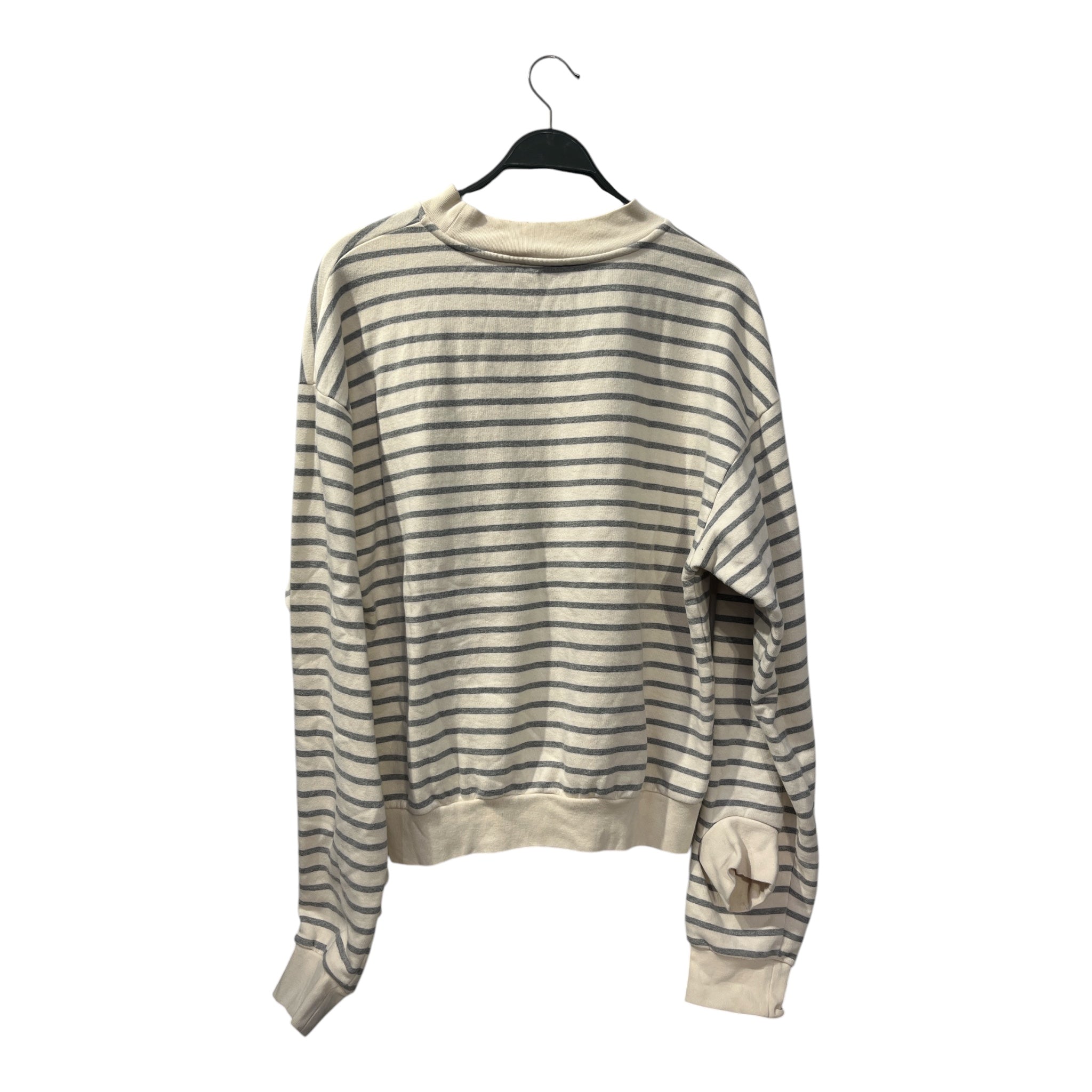 Gosha Rubchinskiy/Sweatshirt/M/Stripe/Cotton/WHT/ view 2