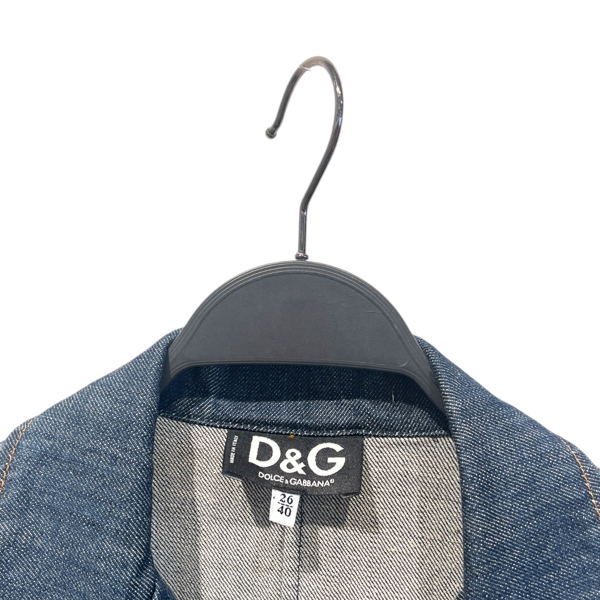 D&G/LS Dress/40/Denim/BLU/Midi Length/ view 3