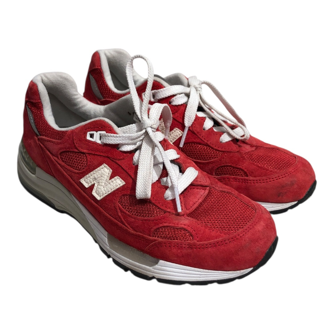 KITH/NEW BALANCE/Low-Sneakers/US 5.5/Suede/RED/992 Kithmas view 1