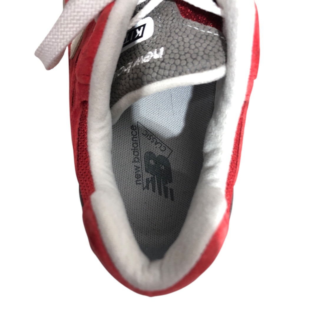 KITH/NEW BALANCE/Low-Sneakers/US 5.5/Suede/RED/992 Kithmas view 3