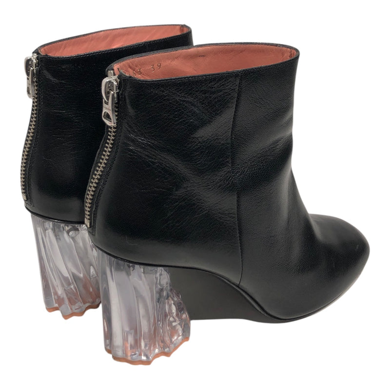 Acne Studios/Heels/EU 39/Leather/BLK/