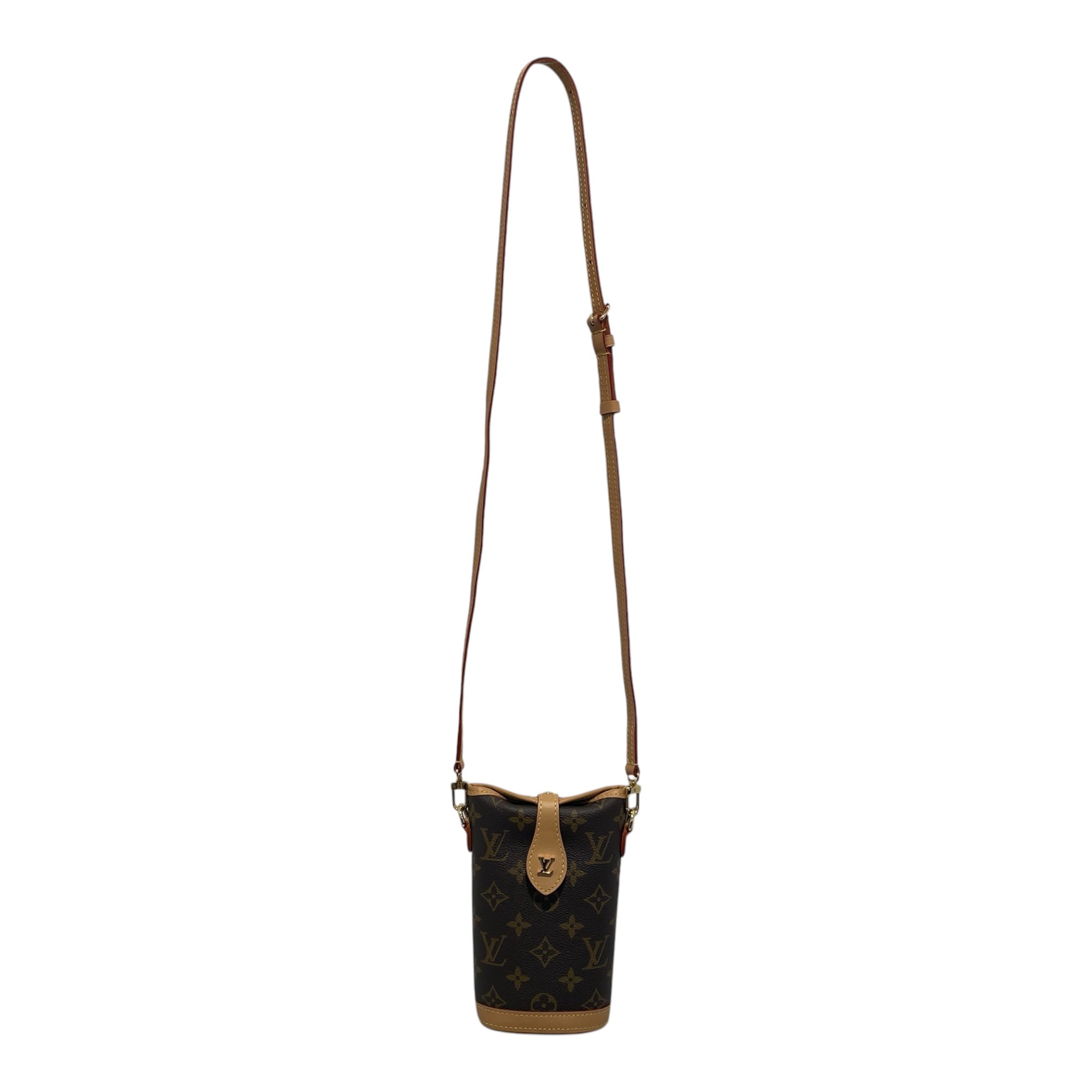 LOUIS VUITTON/Pouch/Monogram/Cotton/BRW/Fold Me Pouch Crossbody view 1