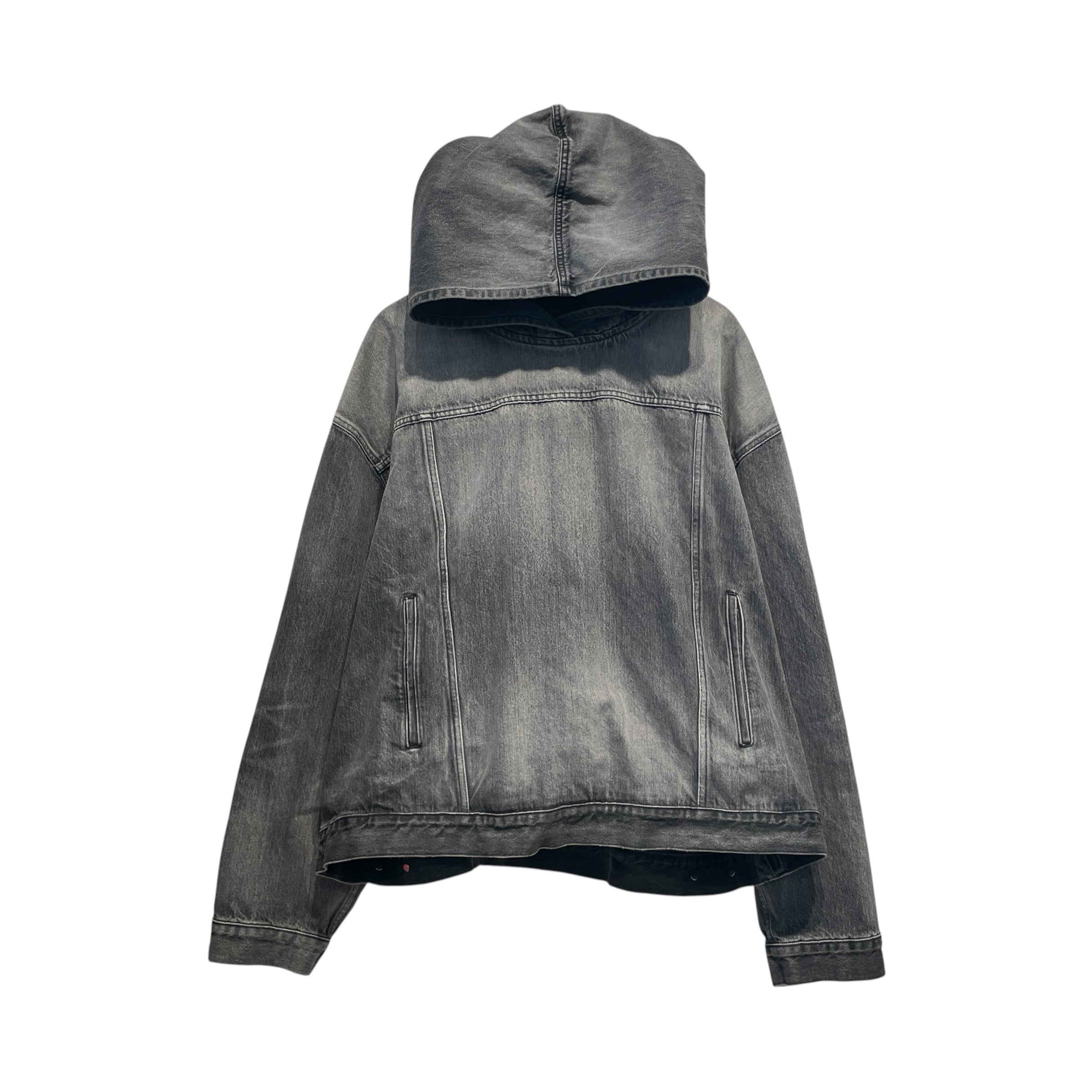 BALENCIAGA/Heavy Cardigan/5/Denim/GRY/ view 1