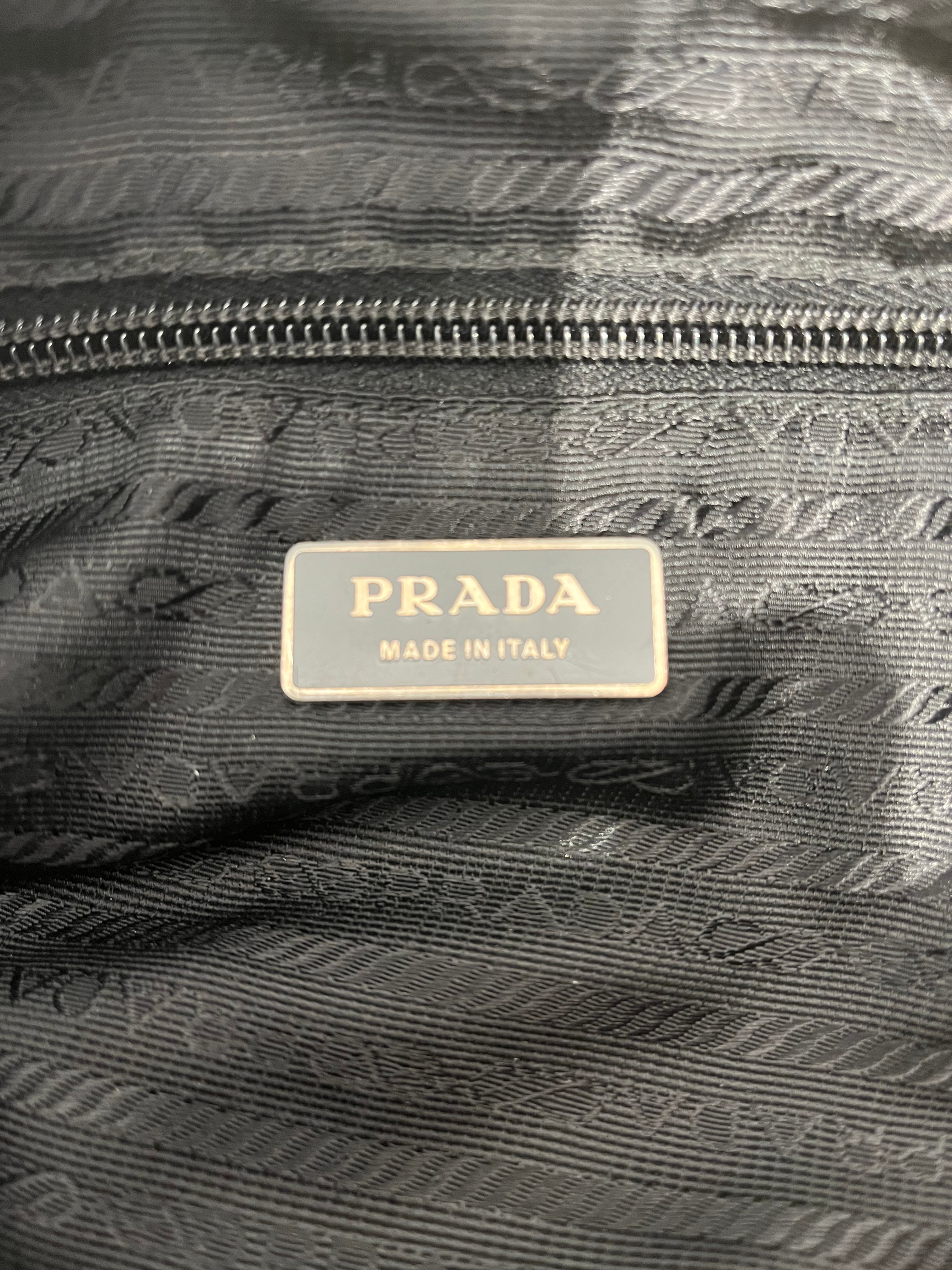 PRADA/Cross Body Bag/BLK/thick strap view 5