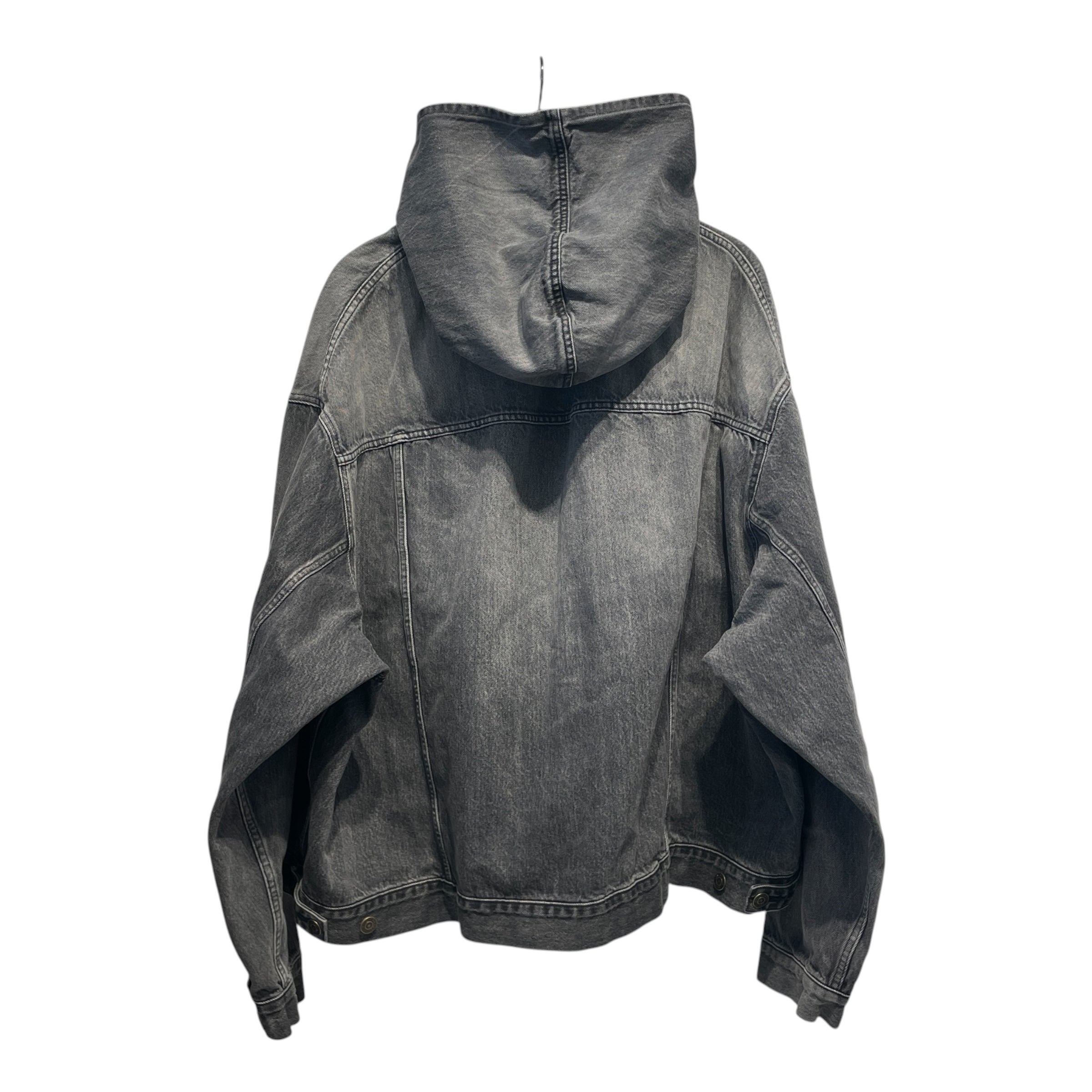 BALENCIAGA/Heavy Cardigan/5/Denim/GRY/ view 2