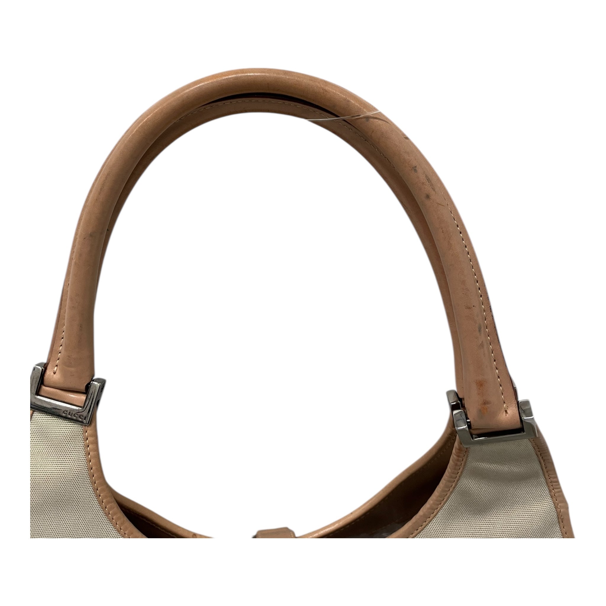 GUCCI/Hand Bag/S/Border/Leather/CRM/00210671705 view 4