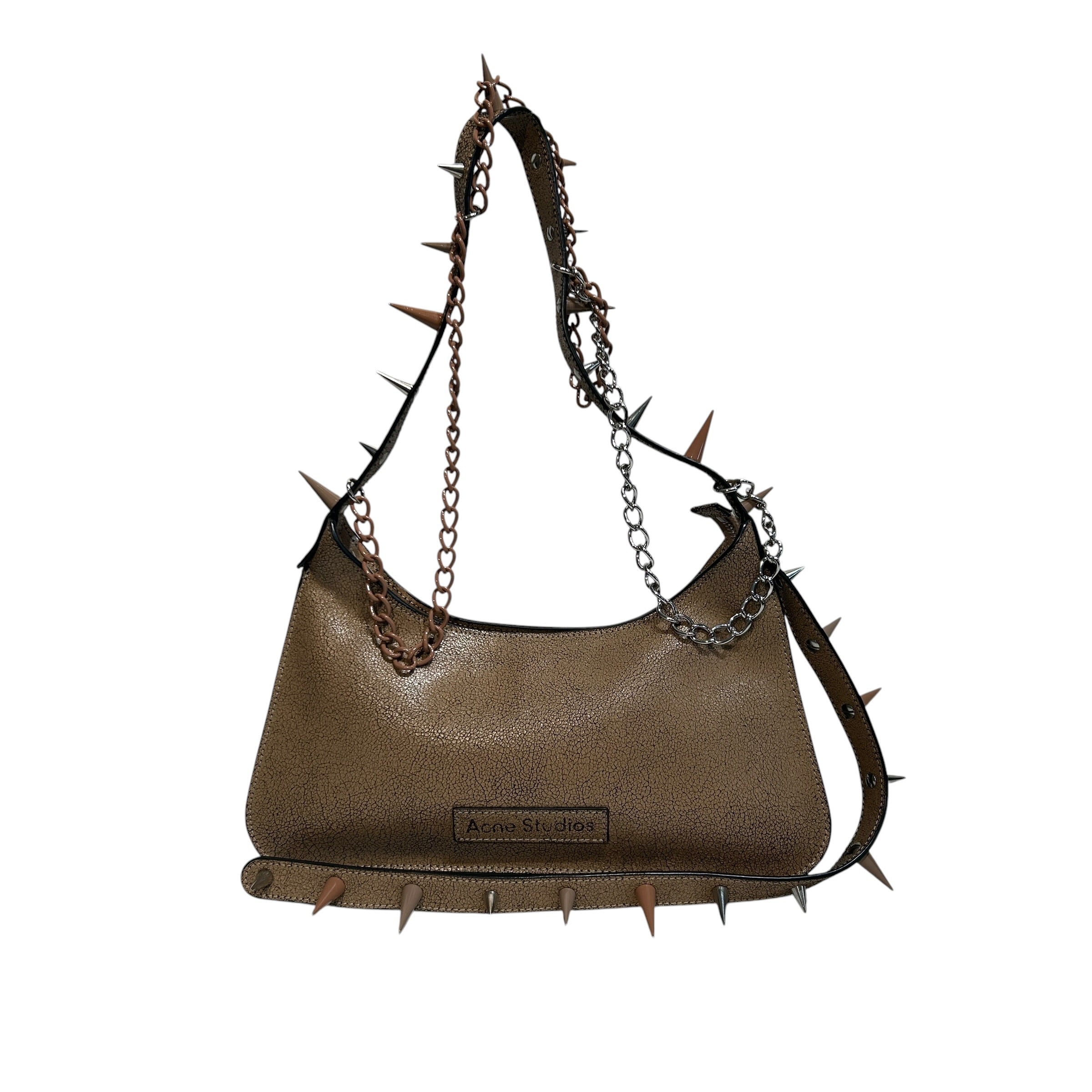Acne Studios/Hand Bag/Leather/BEG/Platt Spike Mini Shoulderbag view 1