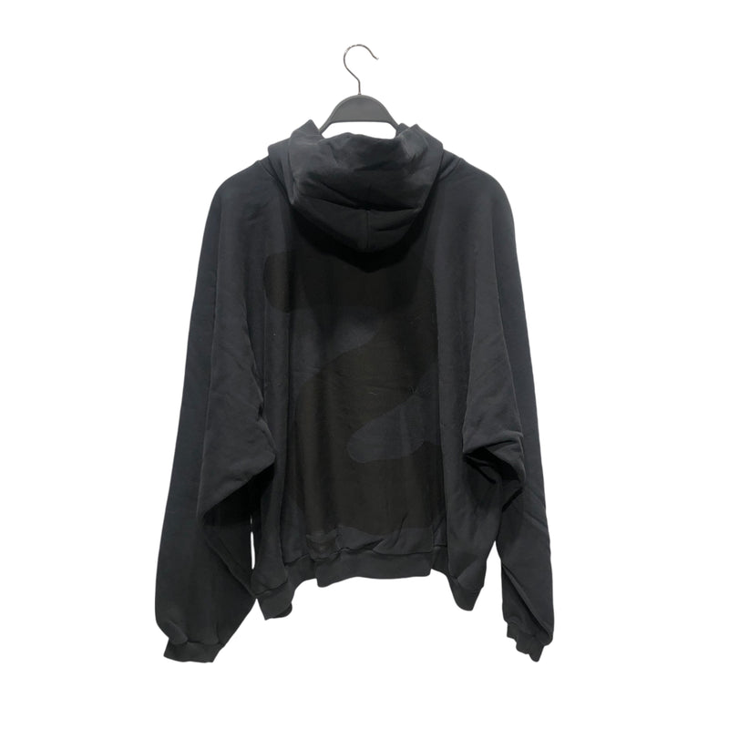 YEEZY/Hoodie/L/Cotton/BLK/DONDA CANDLE HOODIE