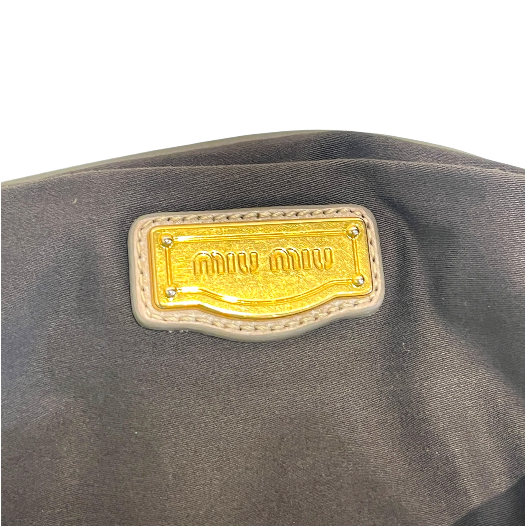 MIU MIU/Hand Bag/Leather/BEG/194 view 4