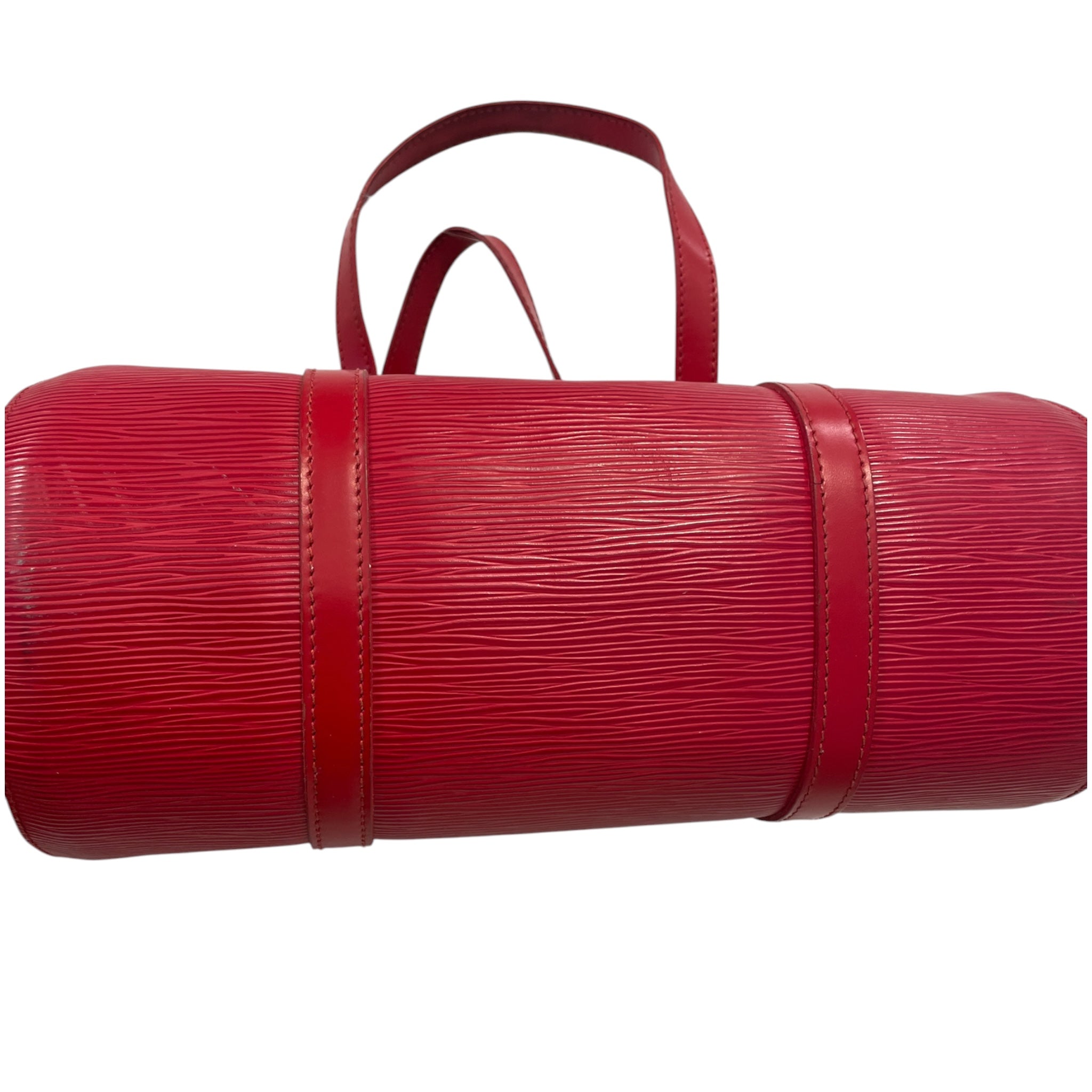LOUIS VUITTON/Hand Bag/Leather/RED/Epi Leather Soufflot view 5