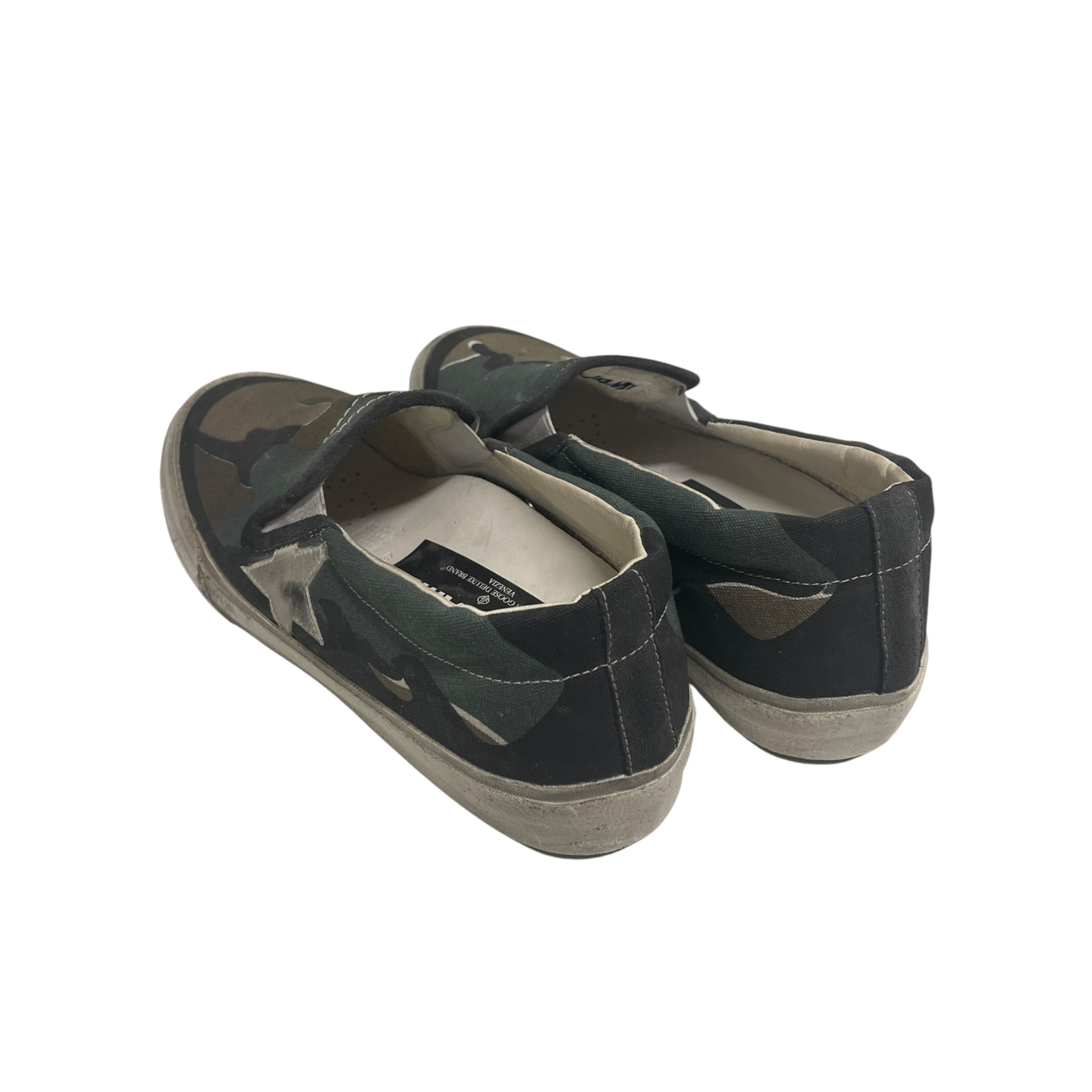 GOLDEN GOOSE/Low-Sneakers/EU 37/Camouflage/Cotton/GRN/HANAMI/LOW SLIP ON/ CAMO view 2