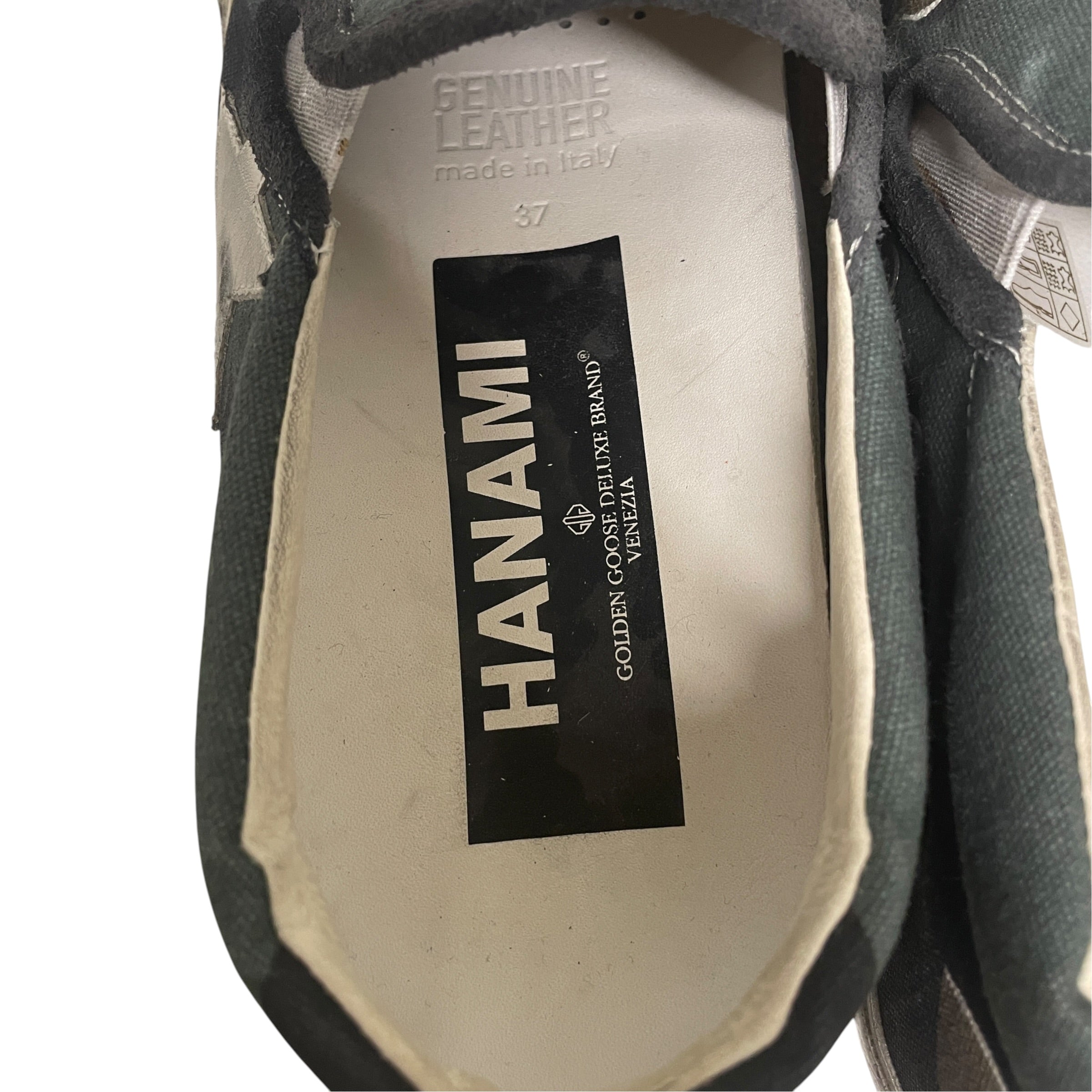 GOLDEN GOOSE/Low-Sneakers/EU 37/Camouflage/Cotton/GRN/HANAMI/LOW SLIP ON/ CAMO view 3