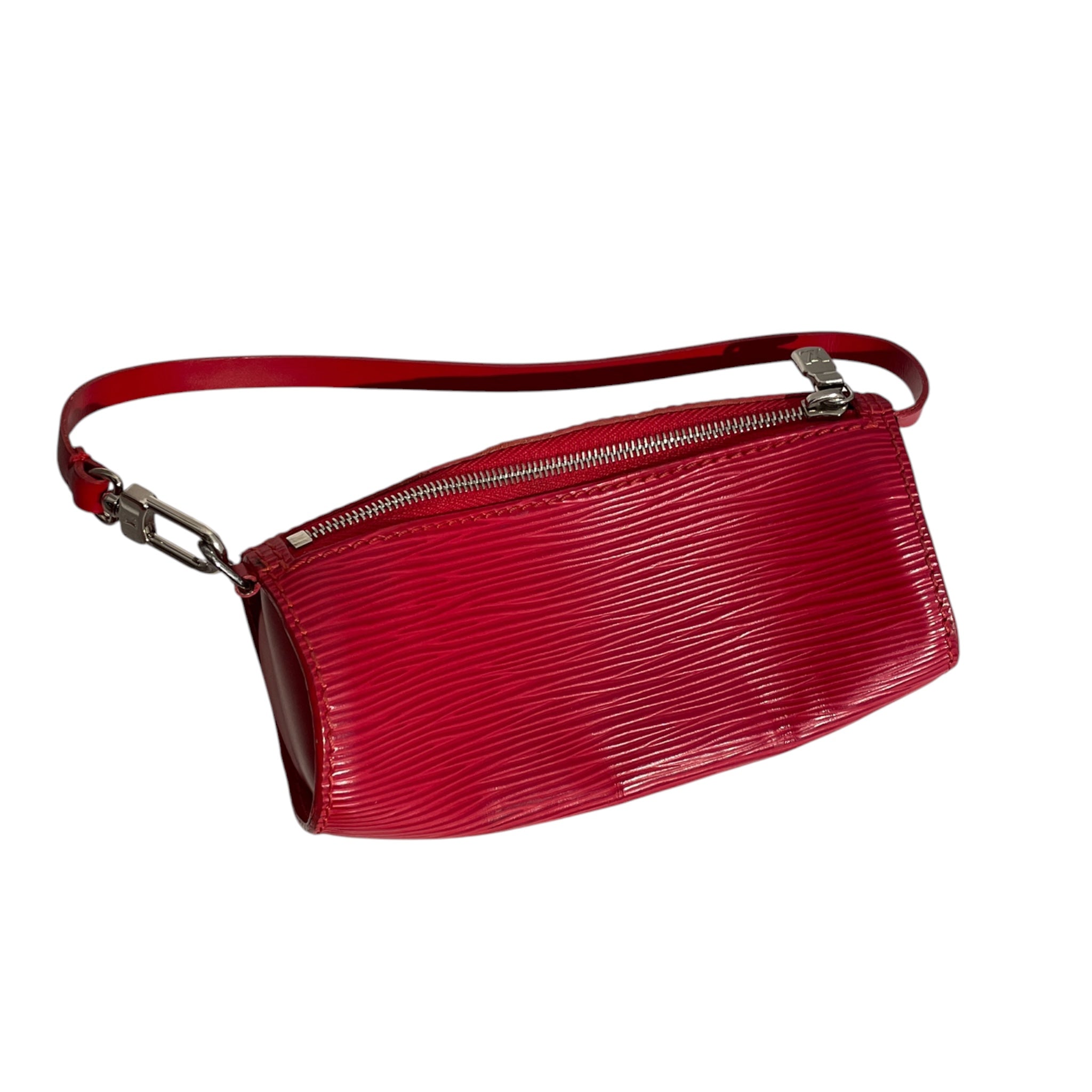 LOUIS VUITTON/Hand Bag/Leather/RED/Epi Leather Soufflot view 7